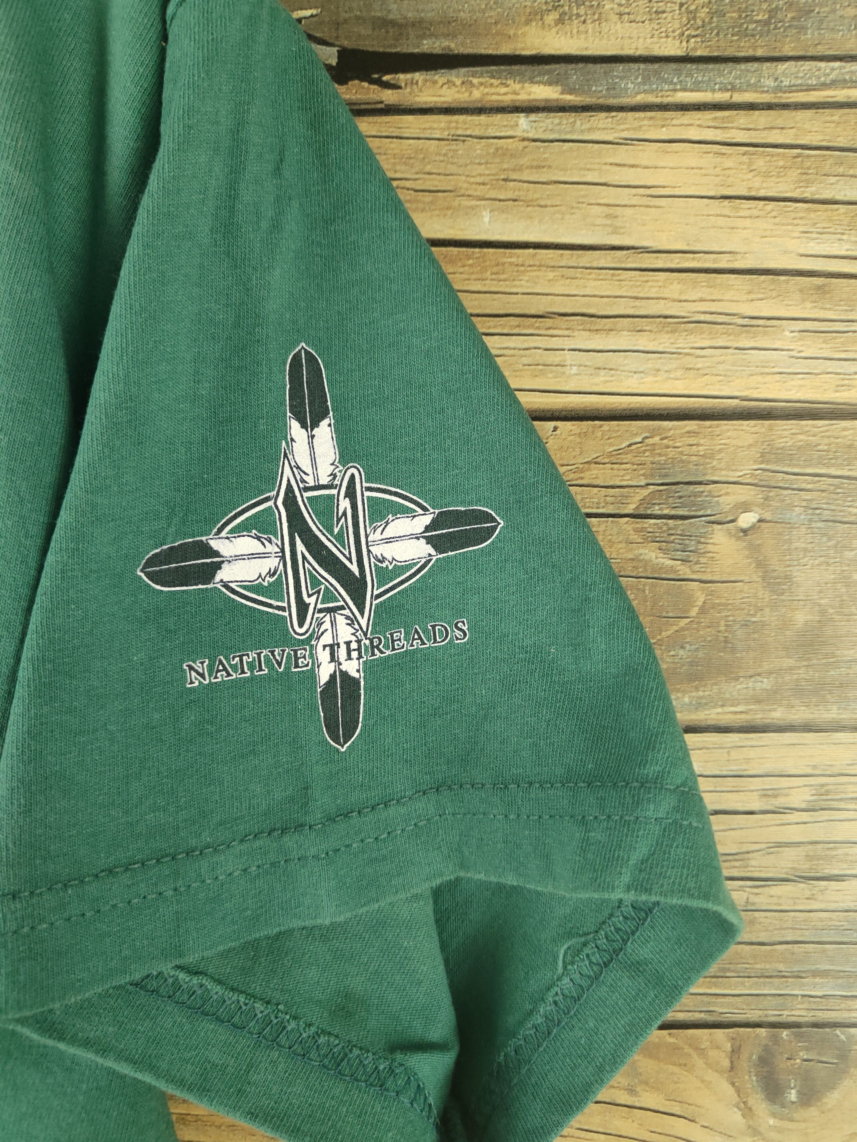 Native DL Native Threads Green Short Sleeve T-shirt #2760 Size US L / EU 52-54 / 3 - 6 Thumbnail