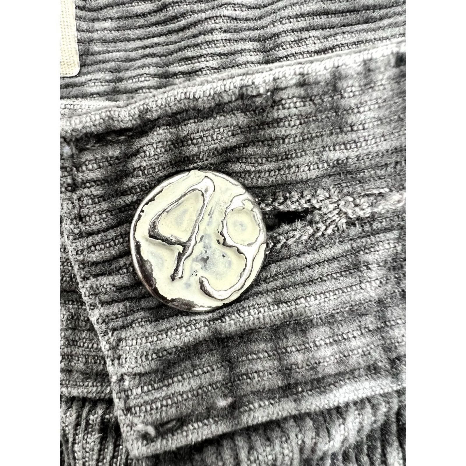 Vintage AG Adriano Goldschmied The Protege Corduroy Pants Men 34x33 Straight Leg Gray 5-Pocket USA Chino Size US 34 / EU 50 - 5 Thumbnail