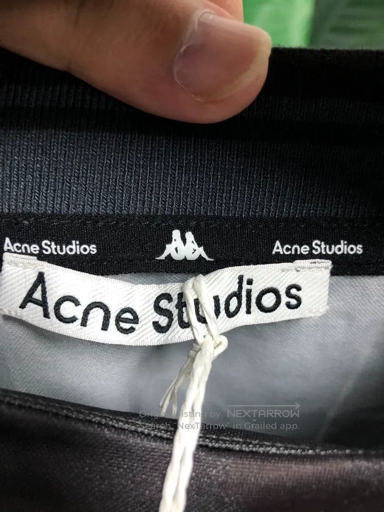 Acne Studios Acne Studios Logo Design Mesh Long Sleeve T-Shirt, Black Size XS / US 0-2 / IT 36-38 - 3 Thumbnail