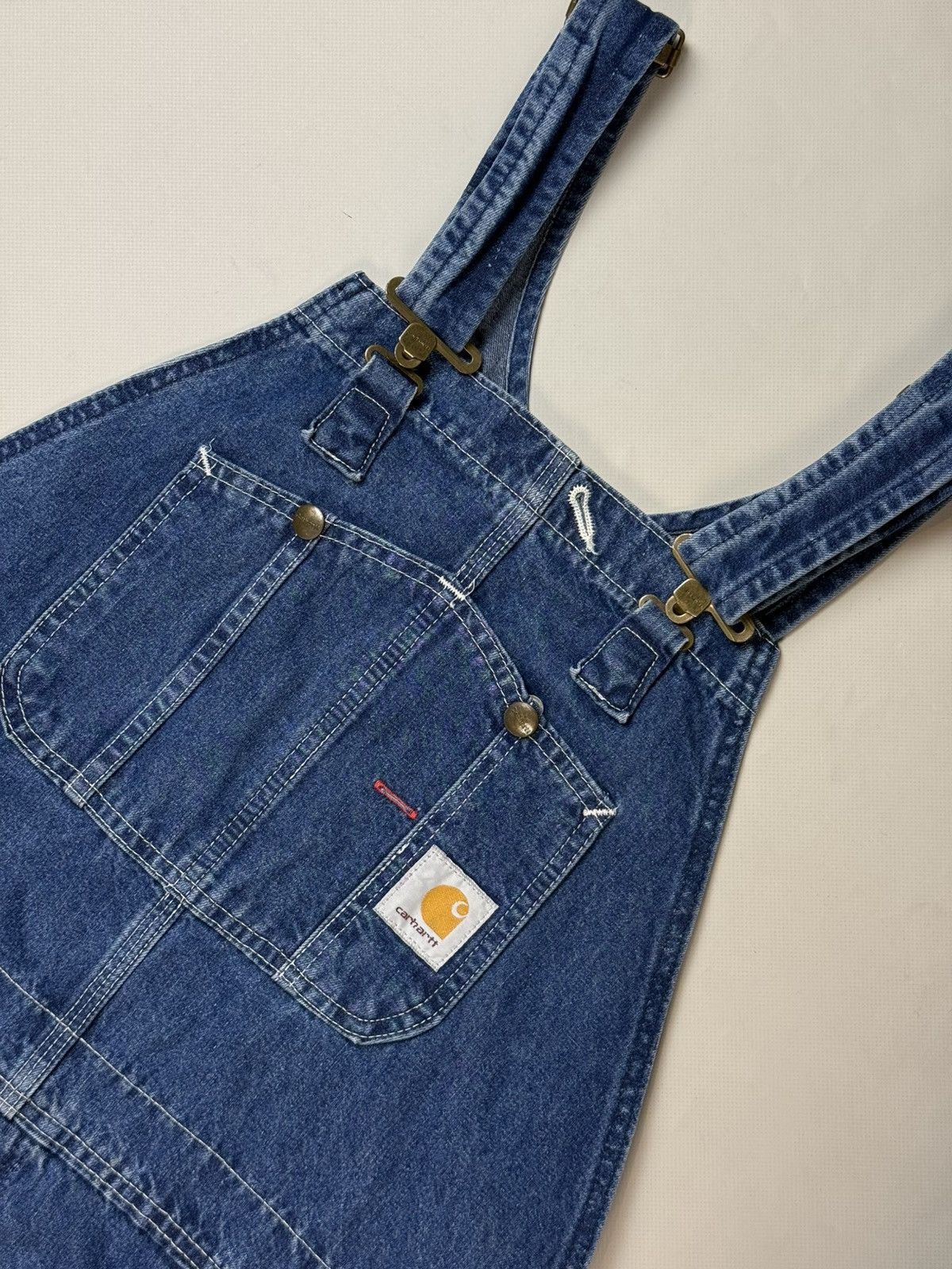 Carhartt Carhartt Men’s Workwear Denim Carpenter Overall Pants Size US 38 / EU 54 - 7 Thumbnail
