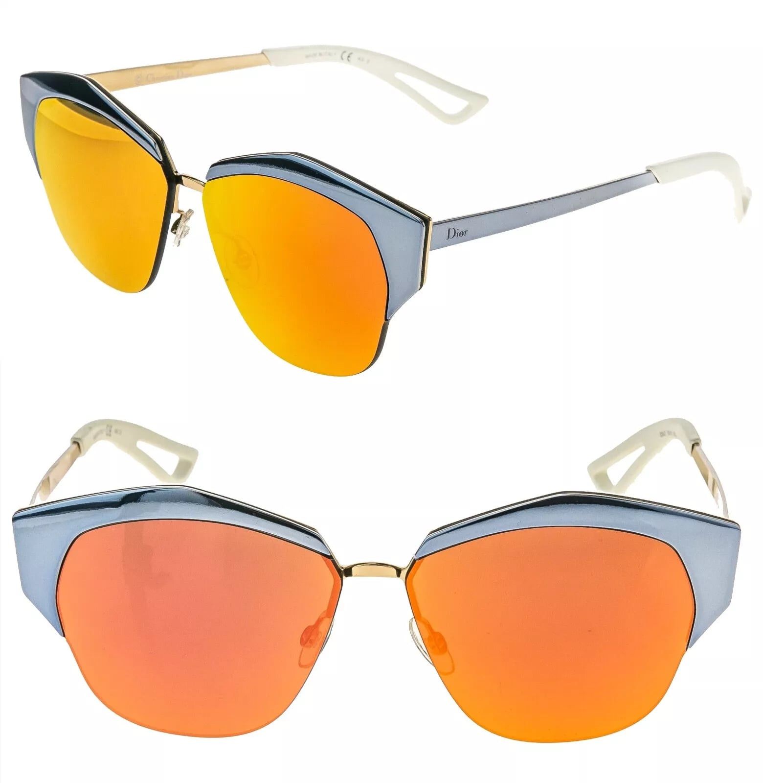 Christian Dior Monsieur CHRISTIAN DIOR MIRRORED Lilac Orange Metal DIORMIRRORED Size ONE SIZE - 1 Thumbnail