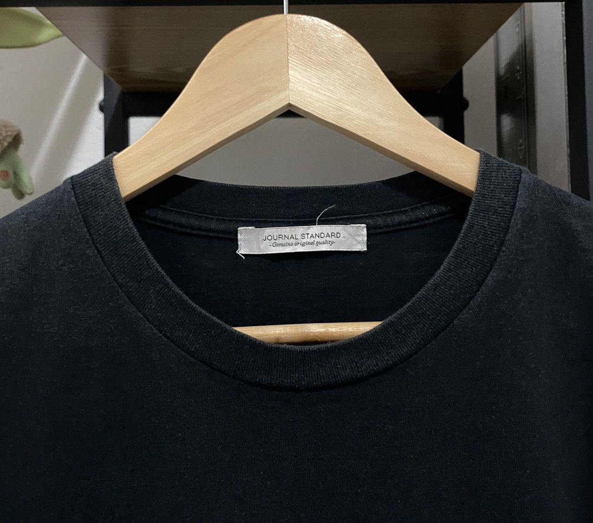 Japanese Brand Journal Standard Black Near Almost Yellow Tilted Font Tshirt Size US M / EU 48-50 / 2 - 3 Thumbnail