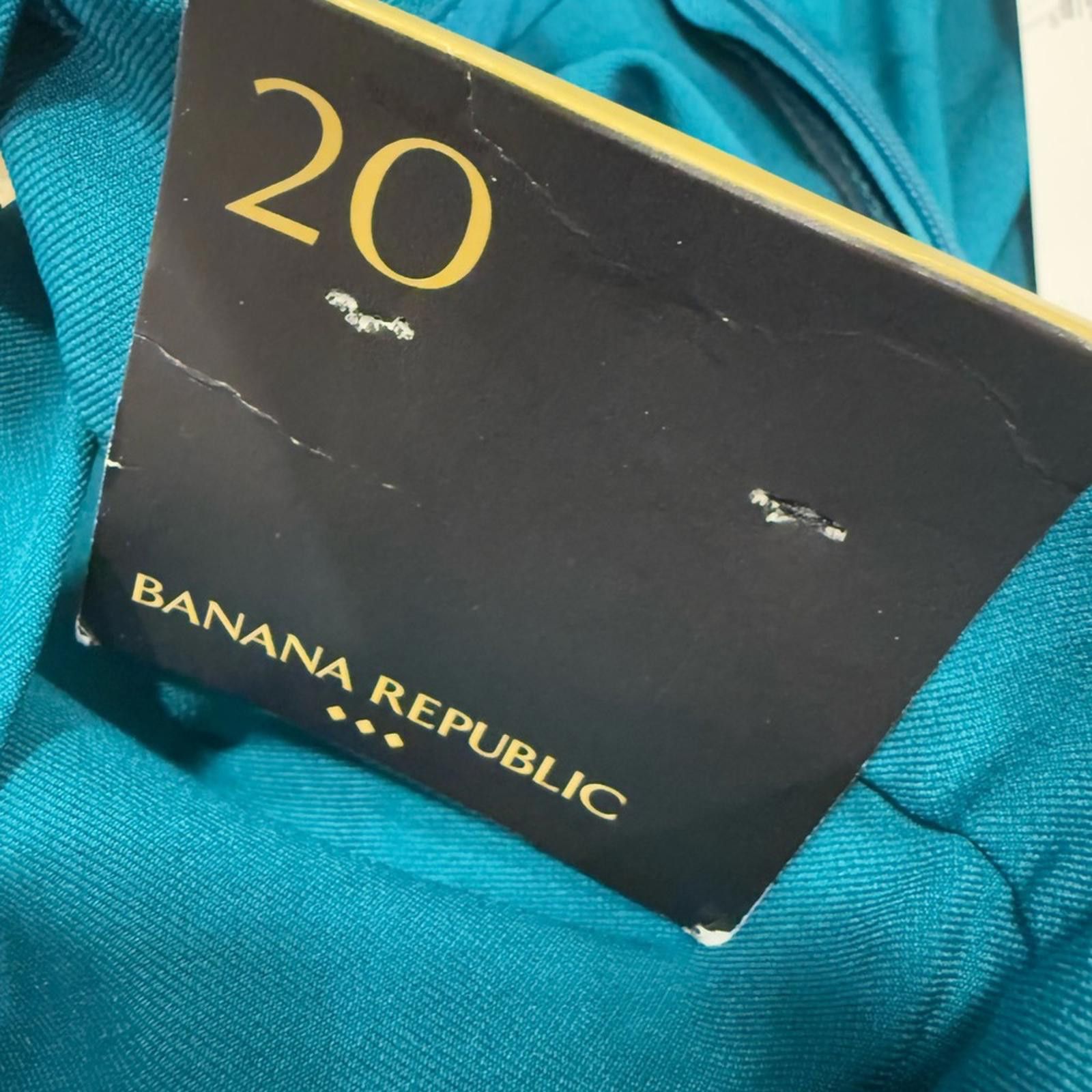 Other Banana Republic Factory teal midi skirt Plus size 20 Tall Size 30" / US 8 / IT 44 - 5 Thumbnail