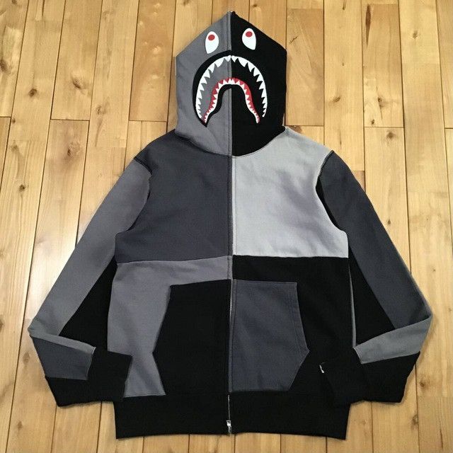 Bape BAPE Crazy color shark full zip hoodie a bathing ape Size US L / EU 52-54 / 3 - 1 Thumbnail
