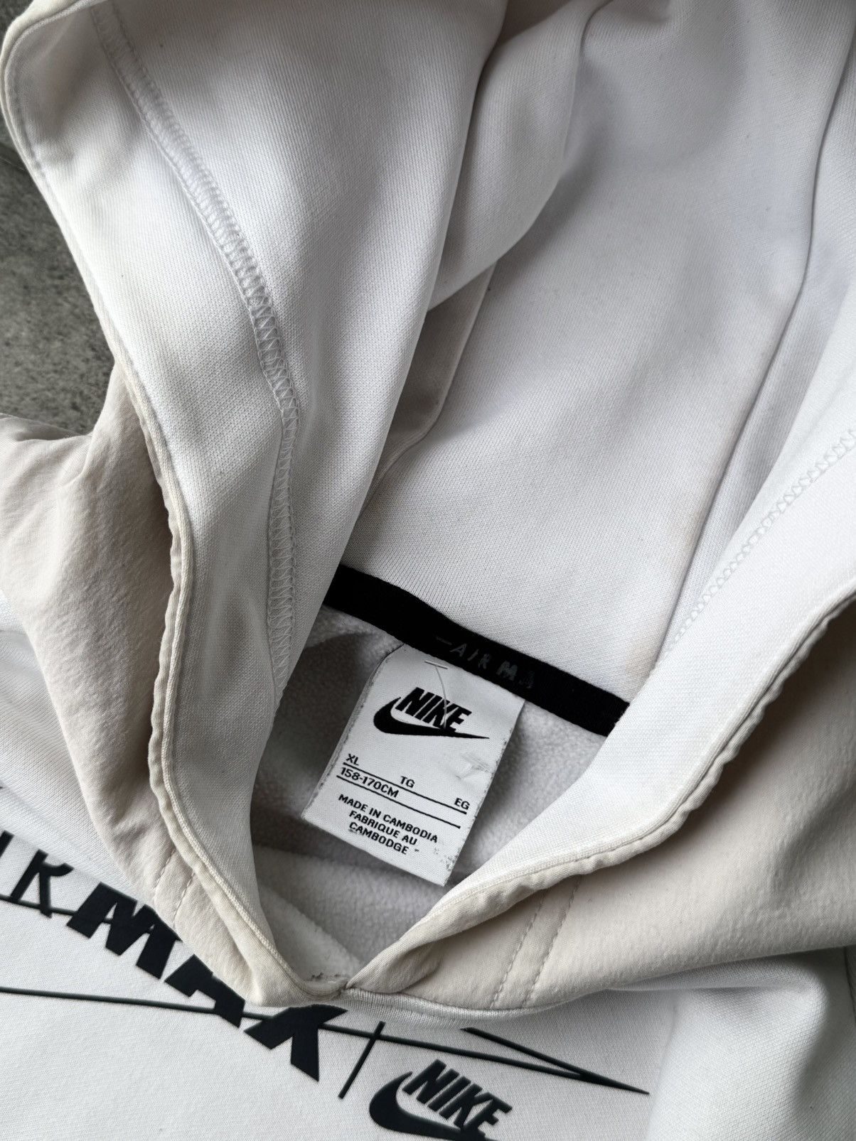 Nike Vintage Nike Air Max Hoodie Big Logo Rare Size US S / EU 44-46 / 1 - 6 Thumbnail