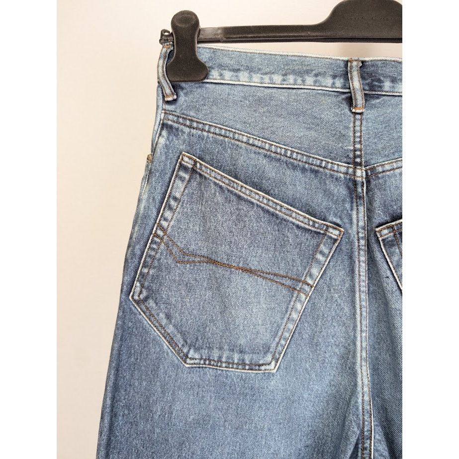 Balenciaga o1rshd1 Baggy Denim Jeans in Blue Size US 30 / EU 46 - 12 Thumbnail