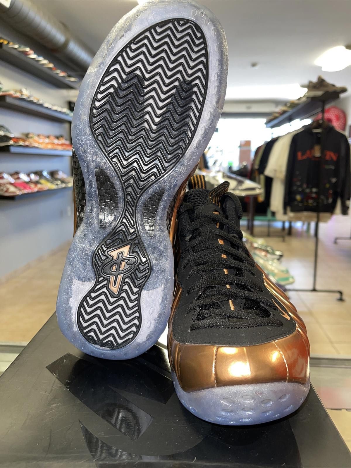 Nike 2017 Nike Air Foamposite One Copper Black 314996-007 Size 10 Size US 10 / EU 43 - 6 Thumbnail