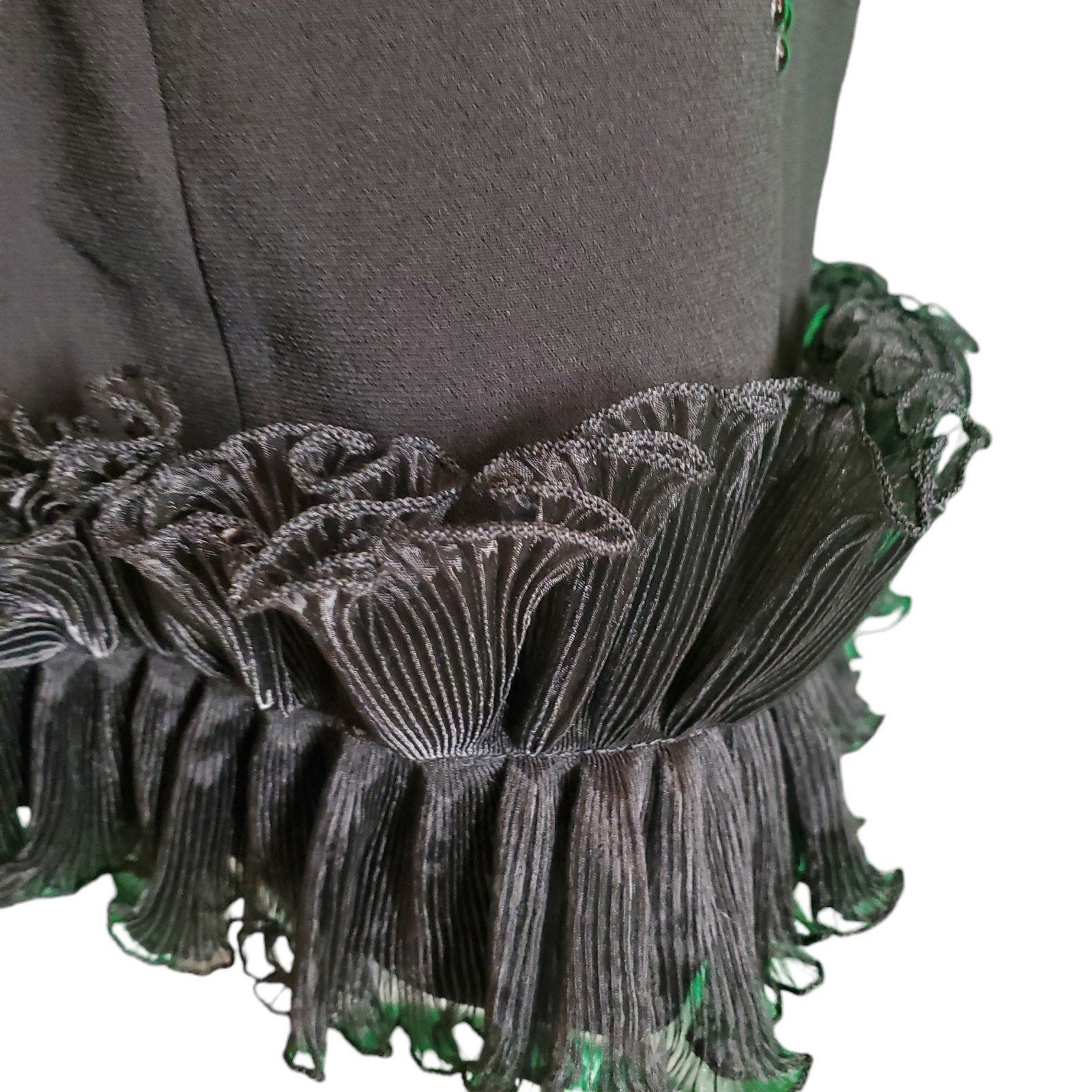 Christopher Kane Christopher Kane Embellished Ruffled Sleevless Party Sheath Size M / US 6-8 / IT 42-44 - 2 Thumbnail