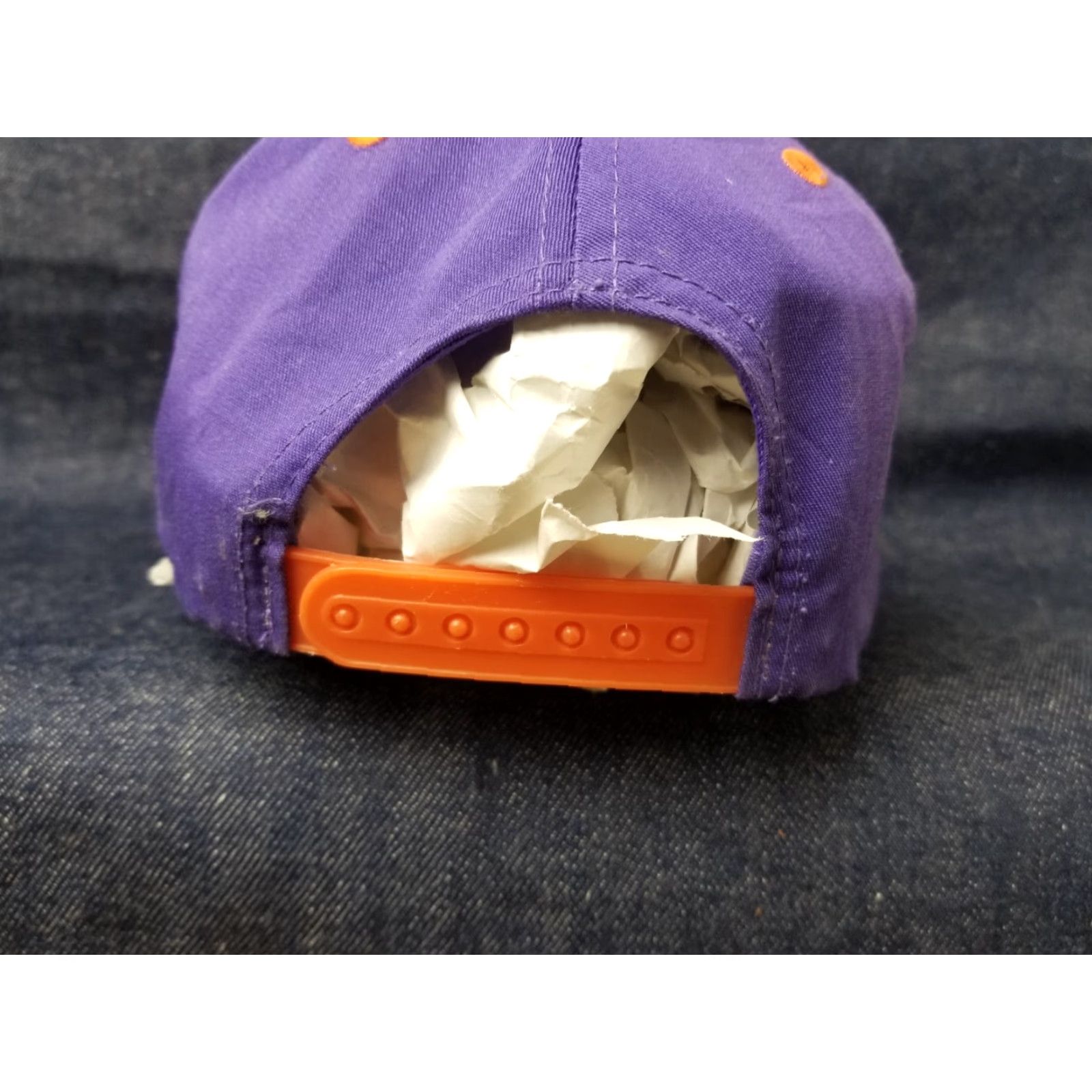 Logo 7 VINTAGE 90's PHOENIX SUNS NBA BASKETBALL LOGO SNAPBACK HAT Logo 7 Men One Size Purple Hats Men Size ONE SIZE - 4 Thumbnail