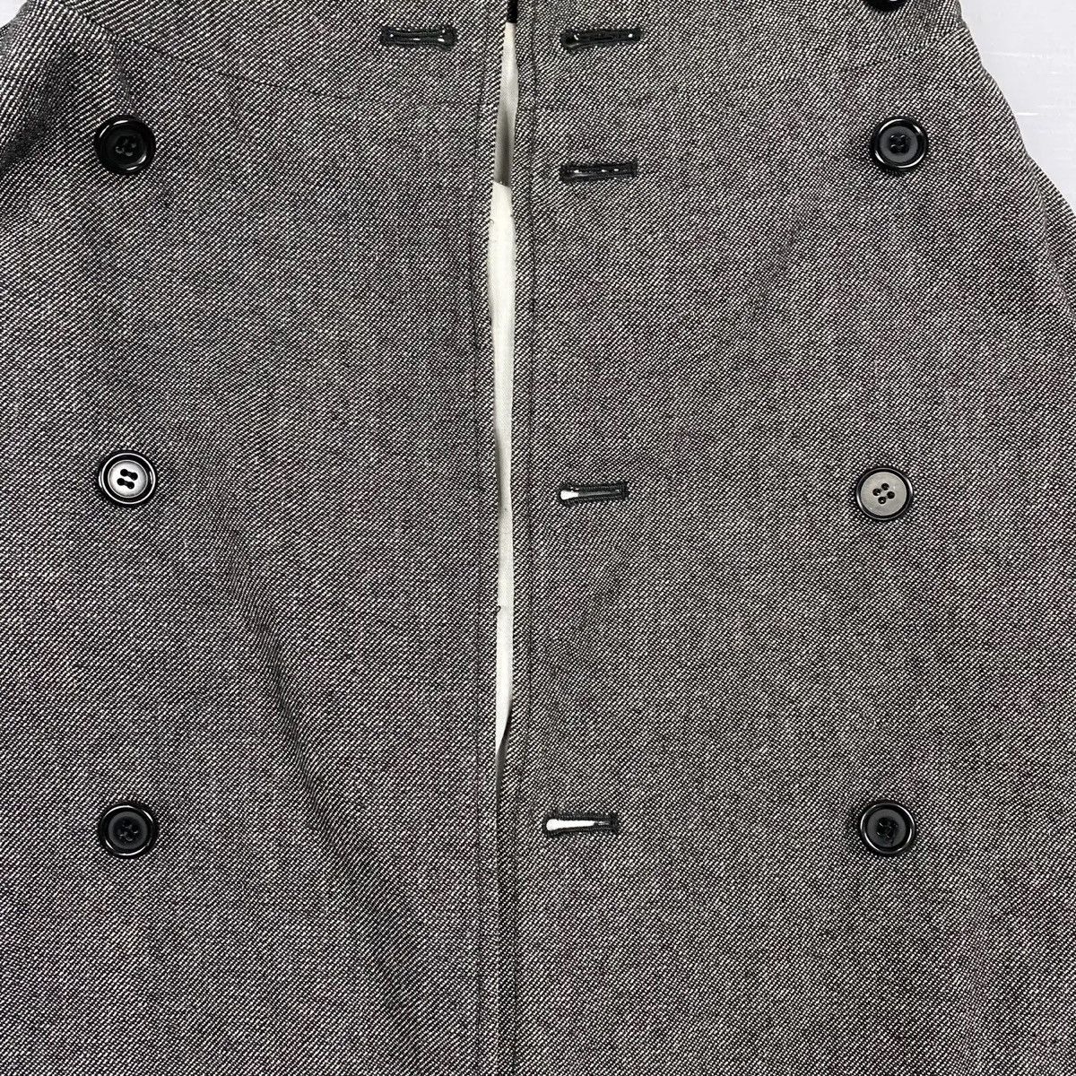 Japanese Brand Ined Wool Jacket By Yohji Yamamoto Size US S / EU 44-46 / 1 - 6 Thumbnail