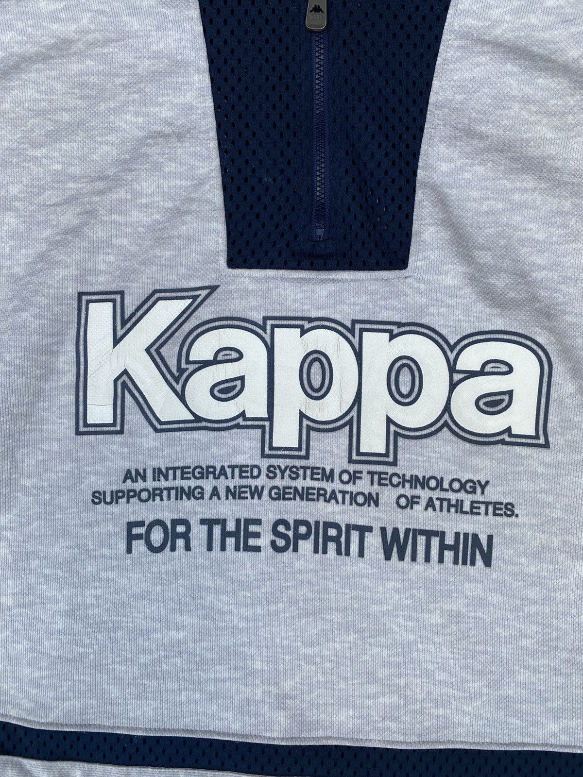 Kappa × Vintage Vintage 90’s Kappa speellout mssh blend baggy hoodies Size US L / EU 52-54 / 3 - 6 Thumbnail