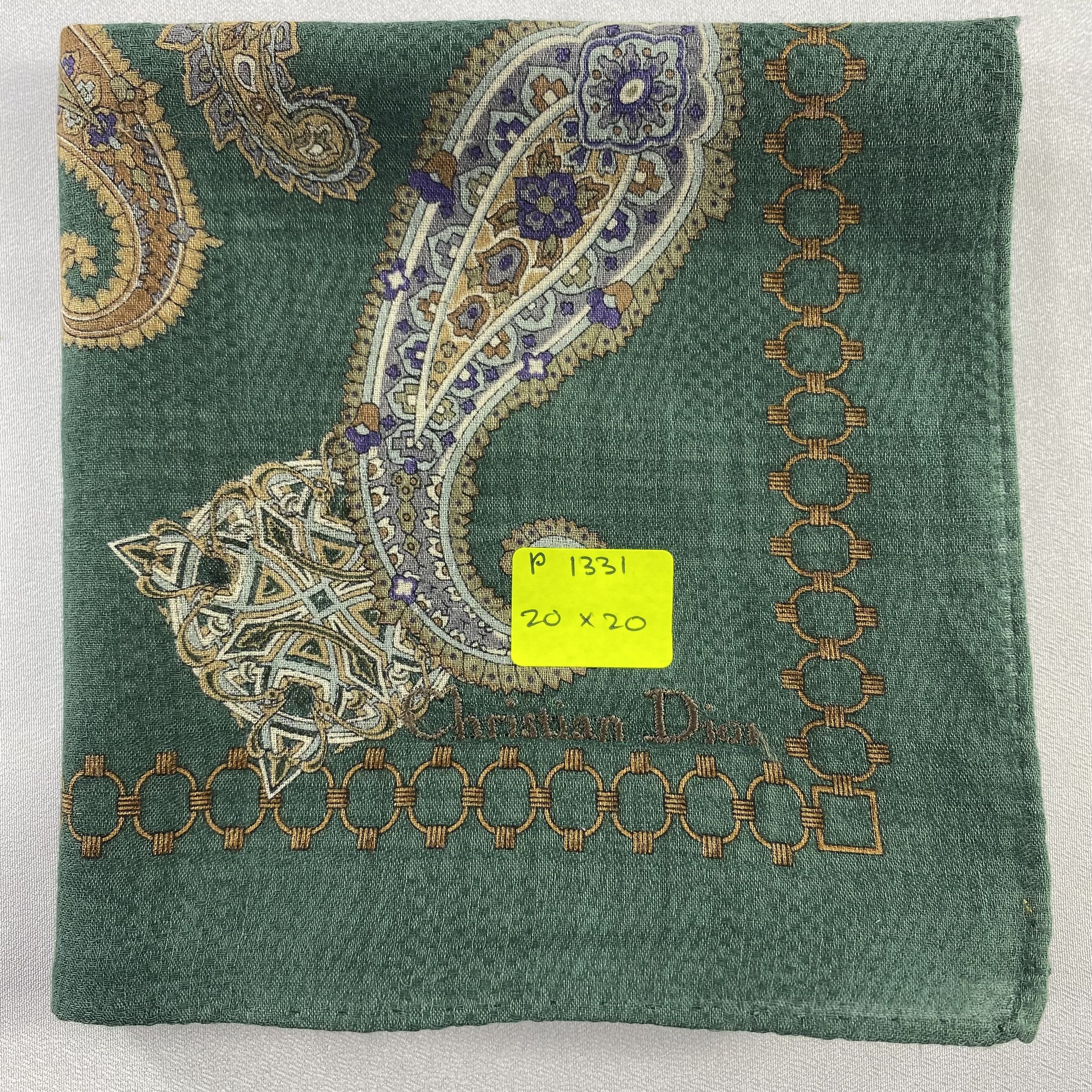 Vintage Christian Dior Monsieur Handkerchief / Neckerchief-P1331 Size ONE SIZE - 5 Thumbnail