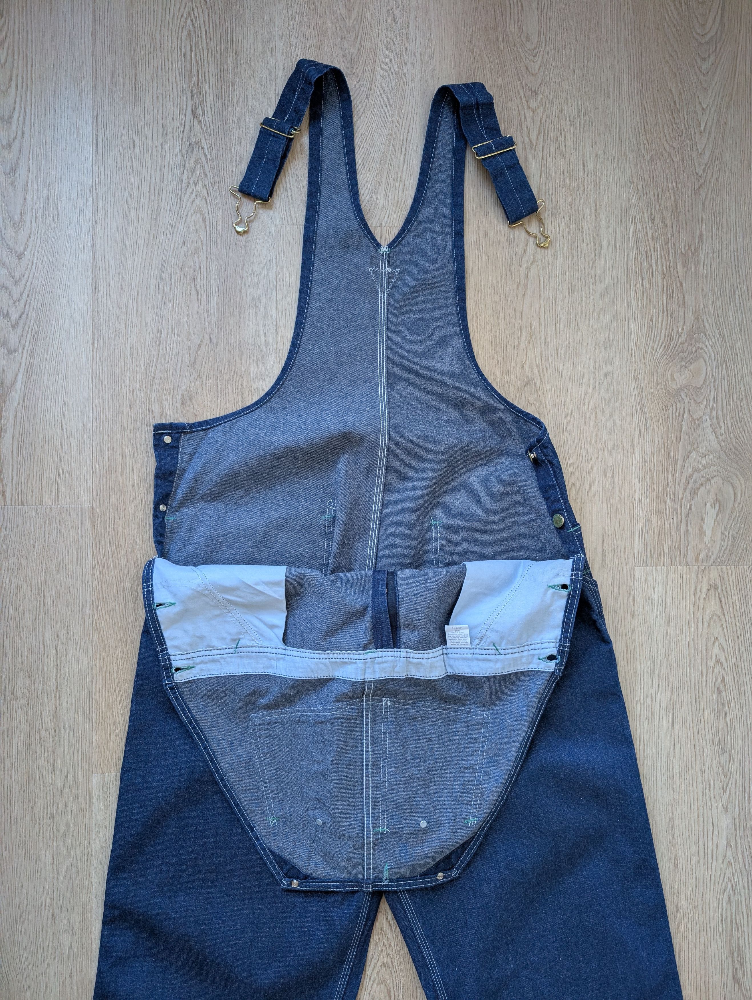 Other Vintage OshKosh B'gosh Vestback Denim Overalls Mens 40 x 31 Size US 40 / EU 56 - 5 Thumbnail