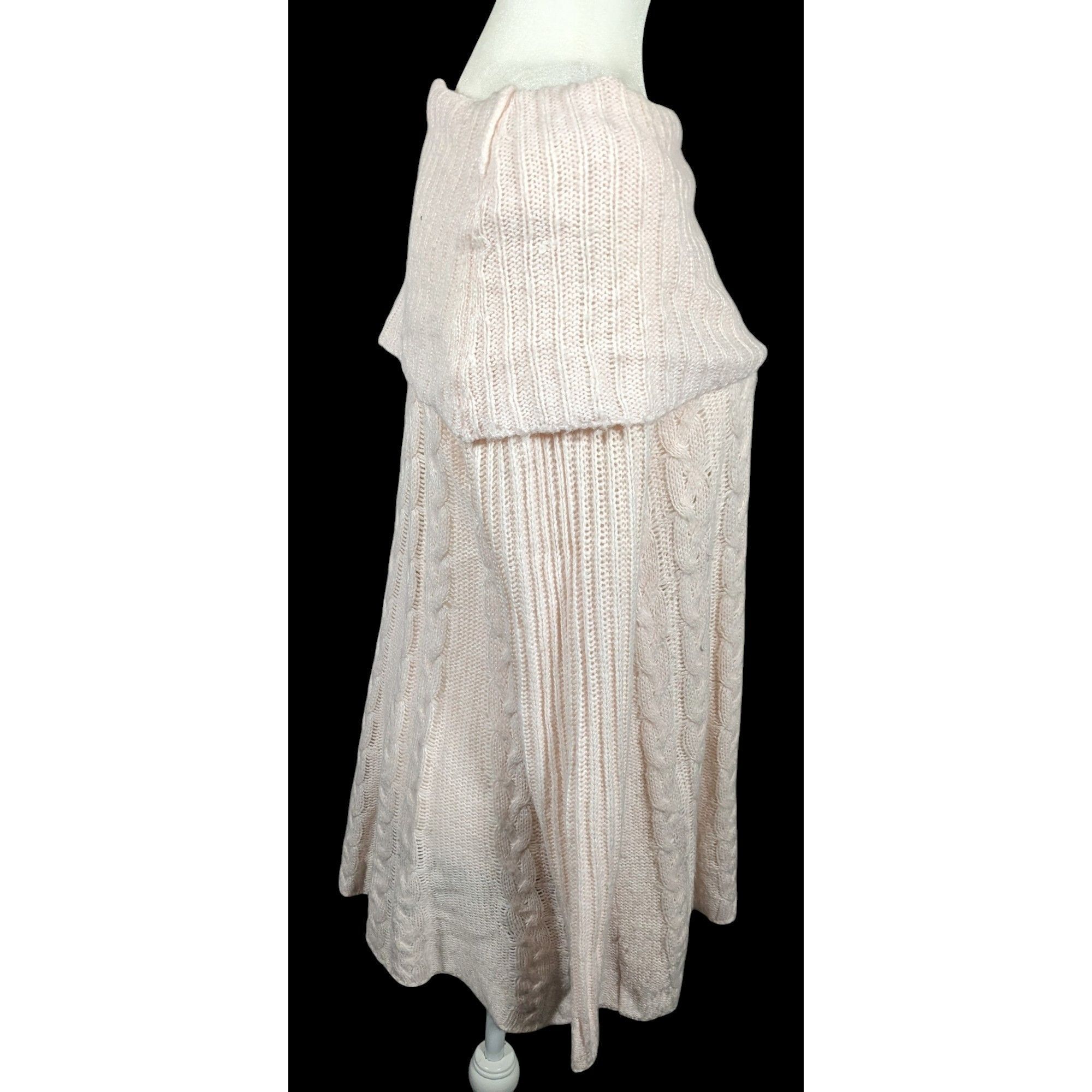 Other NorthStyle Pastel Pink Cable Knit Off Shoulder Mini Dress Si Size S / US 4 / IT 40 - 3 Thumbnail