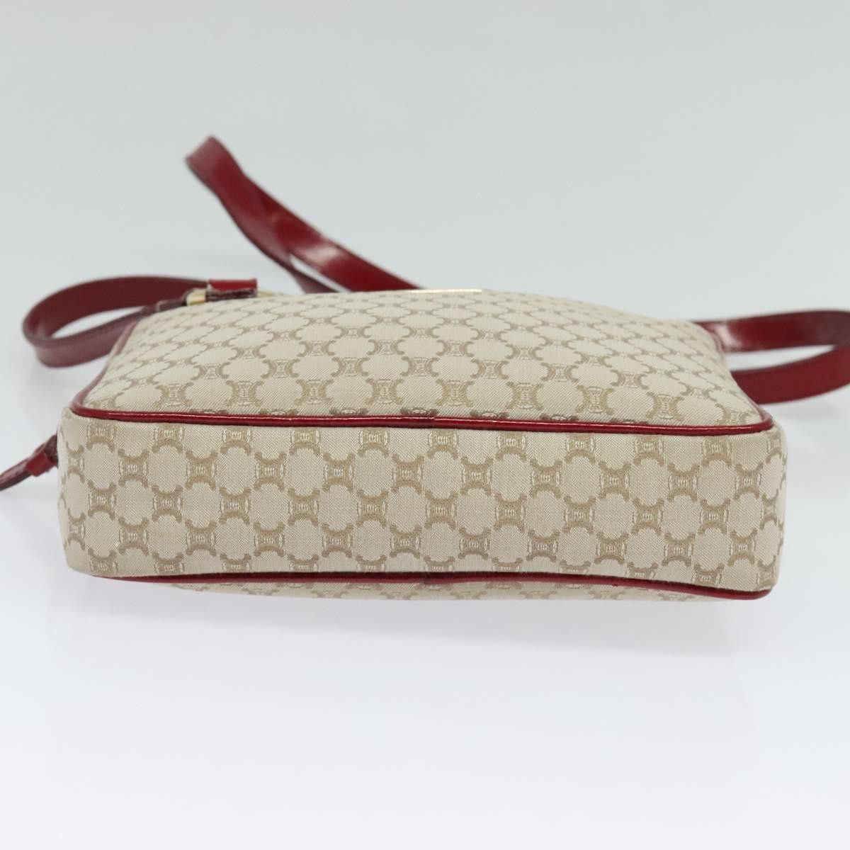 Celine CELINE Macadam Canvas Shoulder Bag Beige Gold Size ONE SIZE - 9 Thumbnail