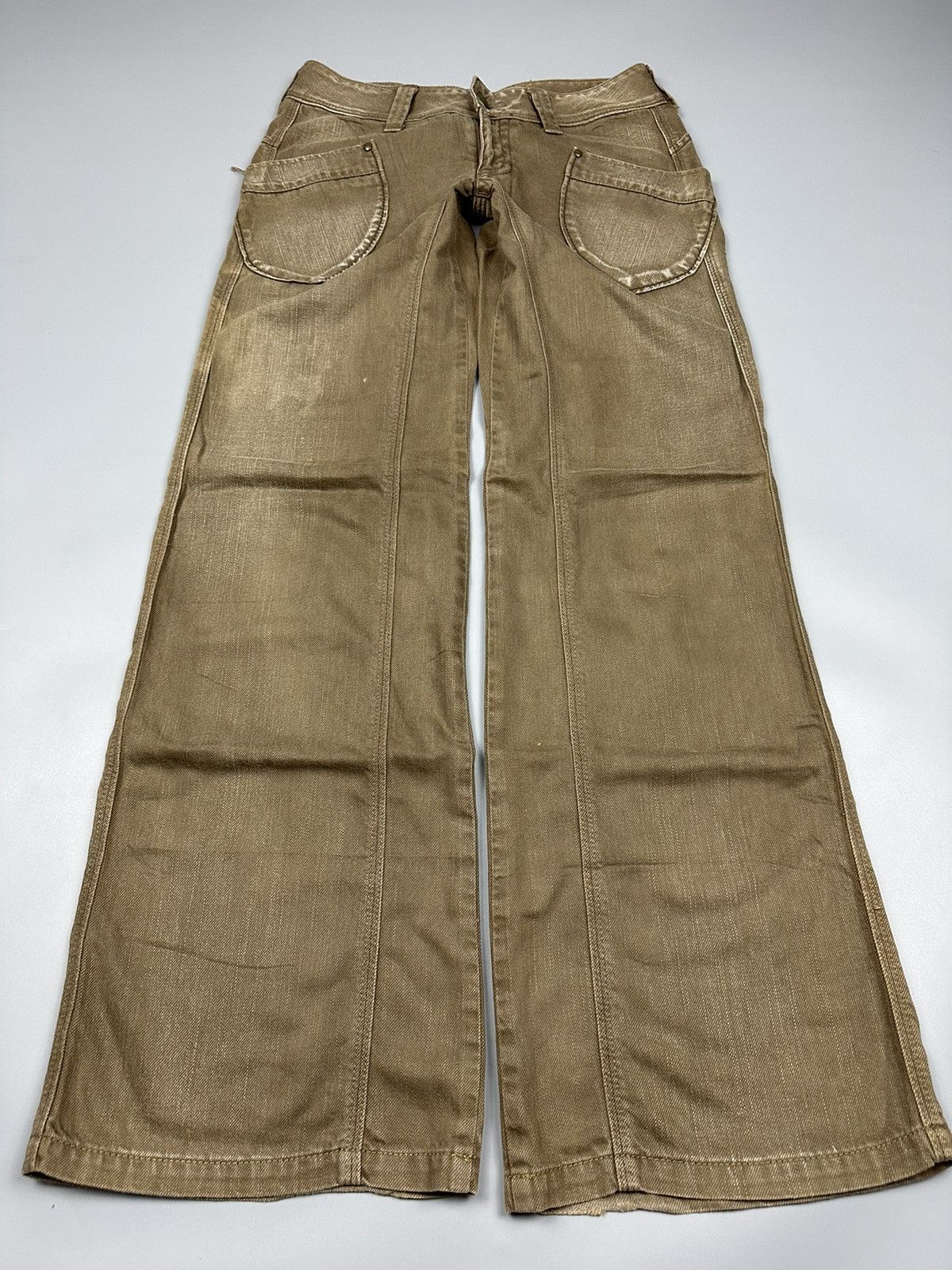 If Six Was Nine × Le Grande Bleu (L.G.B.) Vintage Japanese Queen’s Low Flare Jeans Size US 30 / EU 46 - 3 Thumbnail