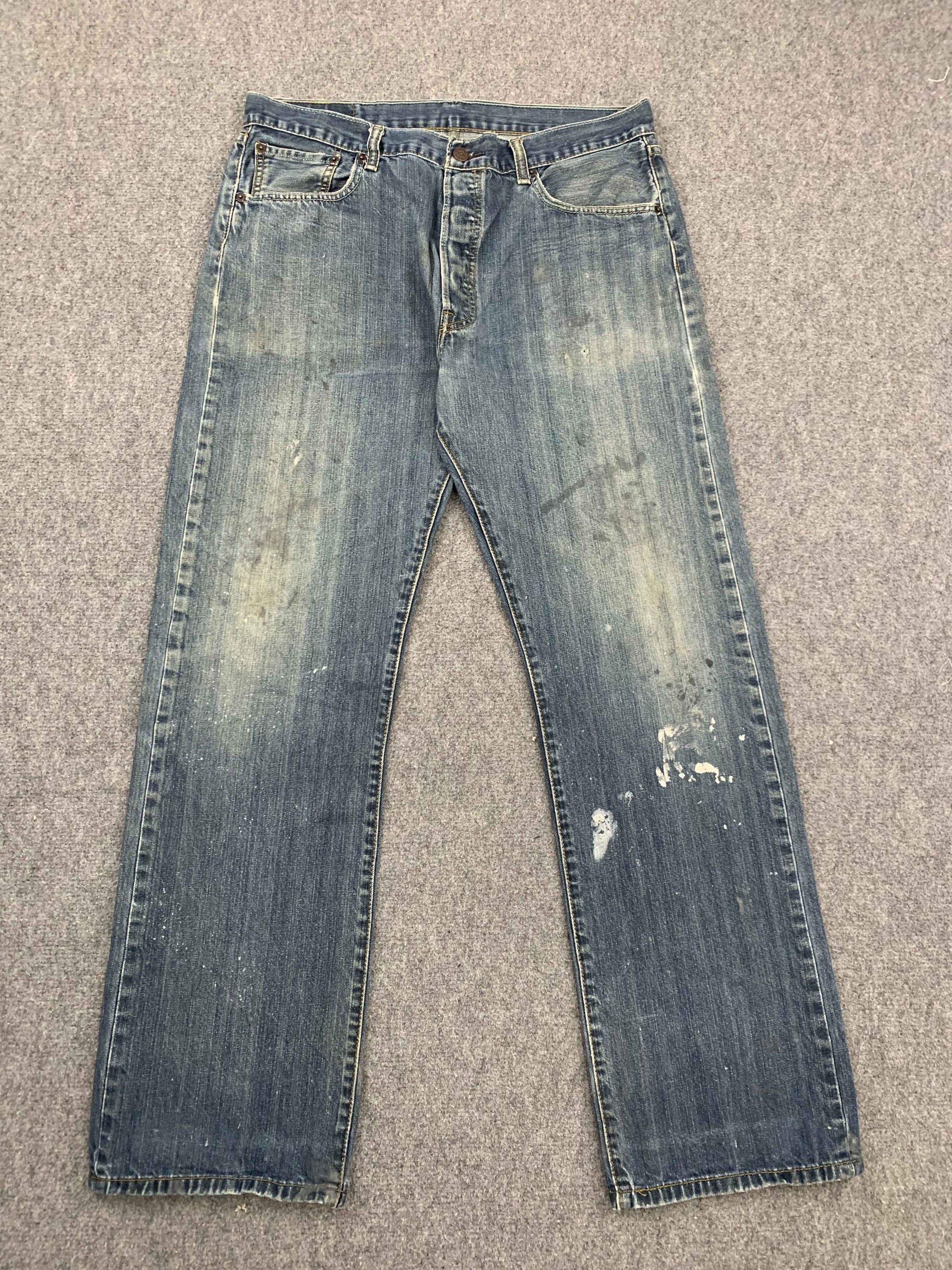 Levi's × Vintage Vintage Levis 501 Faded Blue Jeans Size US 34 / EU 50 - 1 Thumbnail