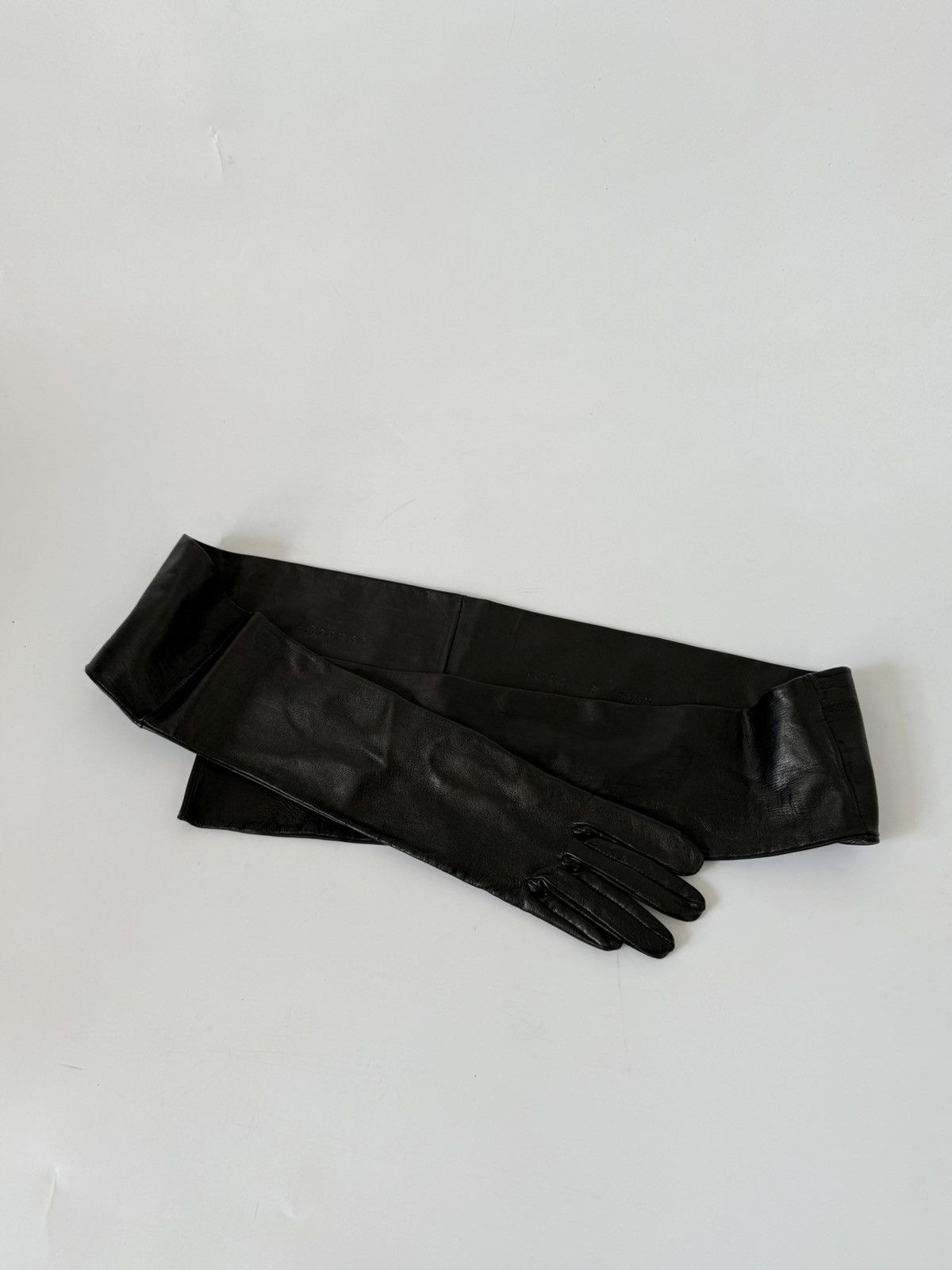Maison Margiela Maison Margiela Black Leather Glove Belt Size ONE SIZE - 2 Thumbnail
