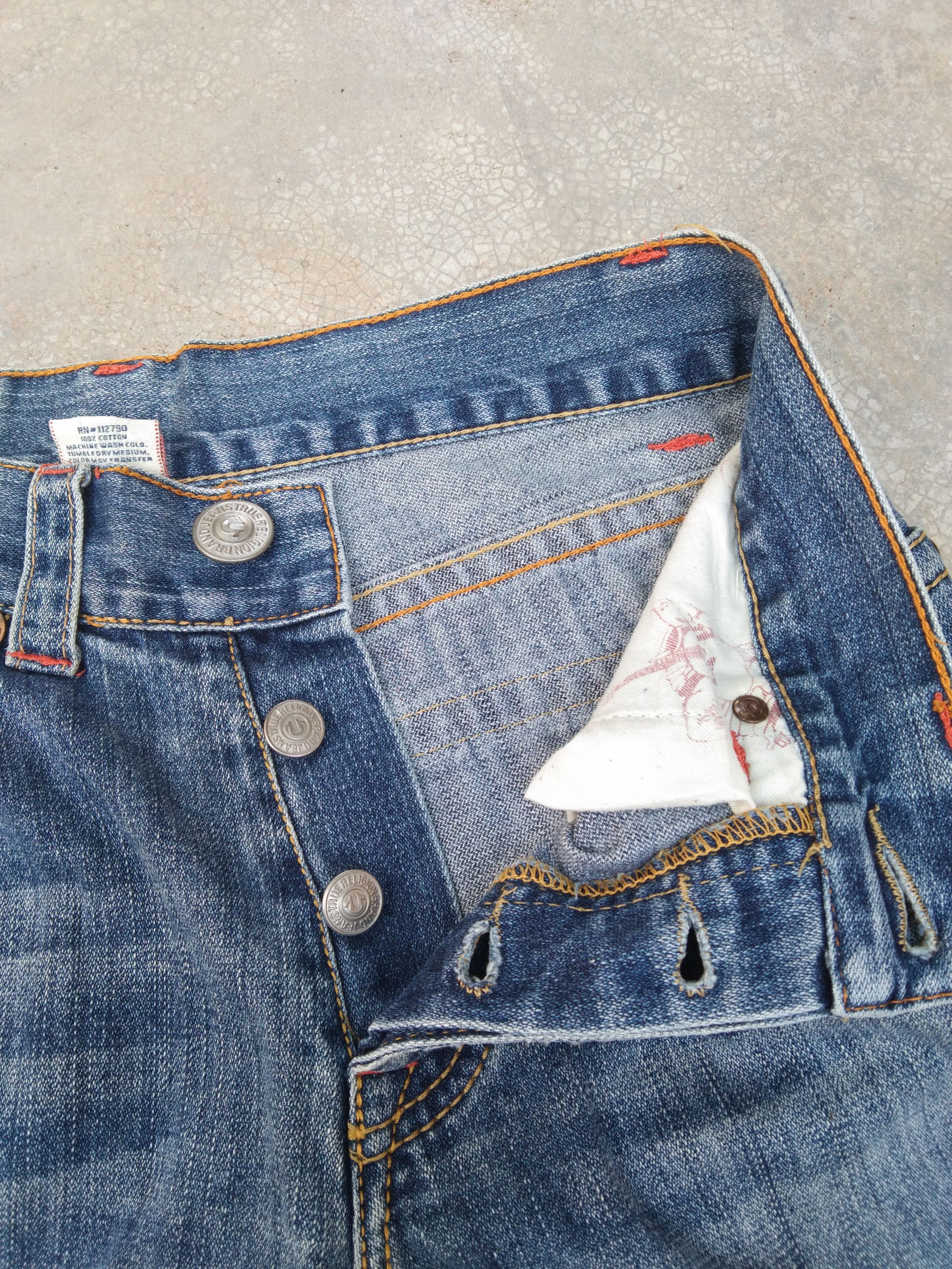 True Religion Vintage True Religion Jeans Men Made In USA 30x32 Size US 30 / EU 46 - 8 Thumbnail