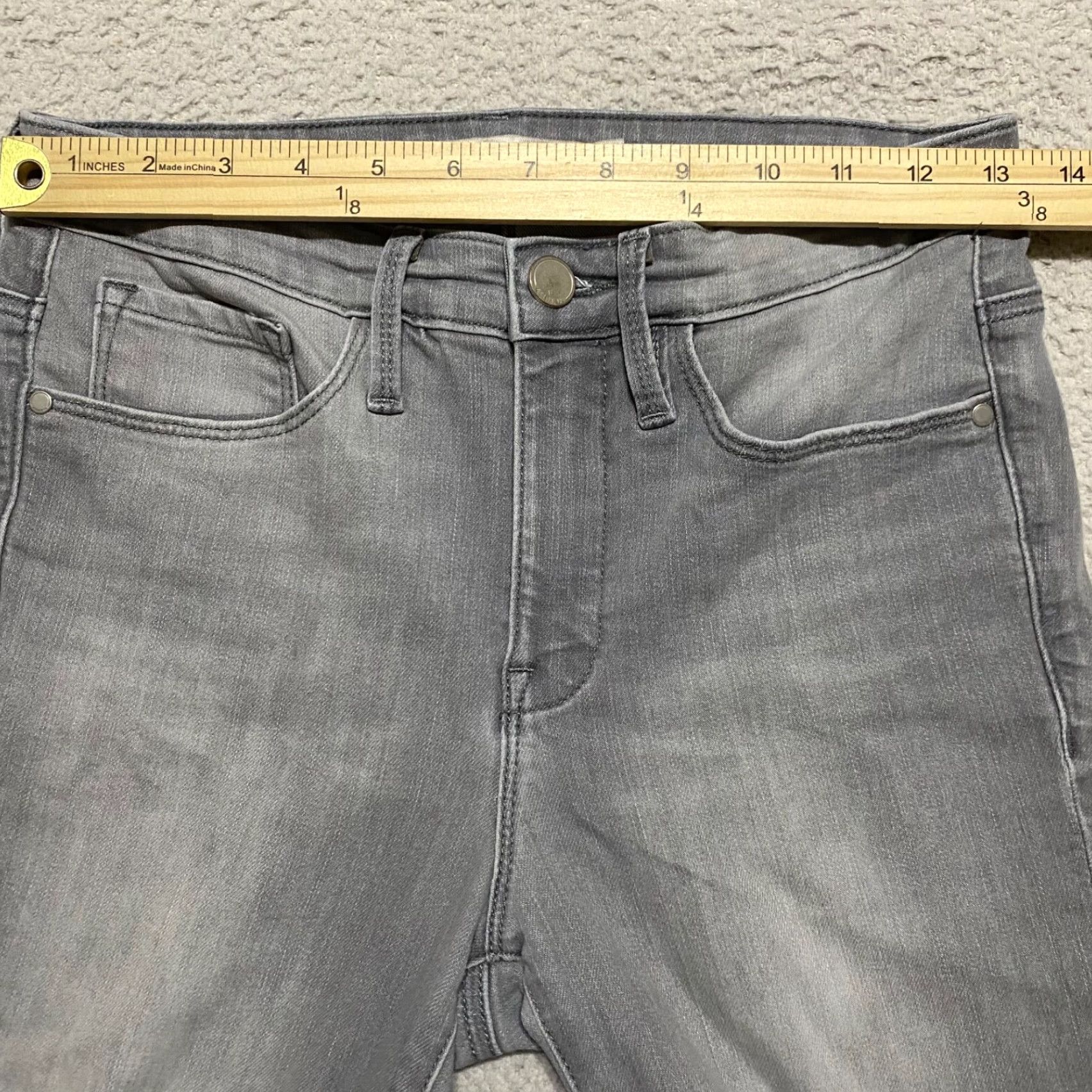 Athleta Athleta Womens Jeans sz 6 Gray Denim Skinny Leg Medium Wash Mid Rise Inseam 29" Size 28" / US 6 / IT 42 - 5 Thumbnail