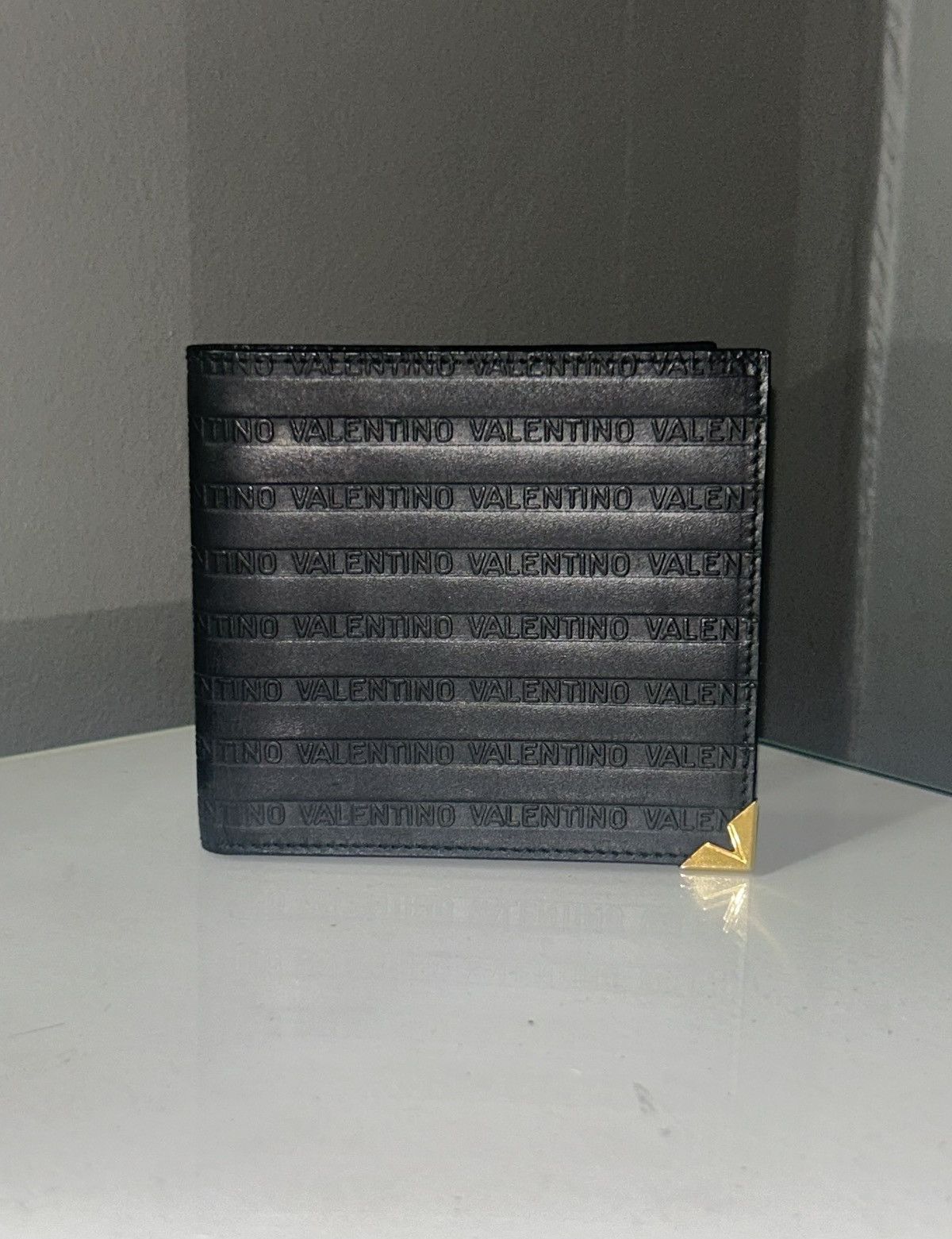 Mario Valentino Mario Valentino Black All Over Print Bifold Wallet Size ONE SIZE - 1 Thumbnail