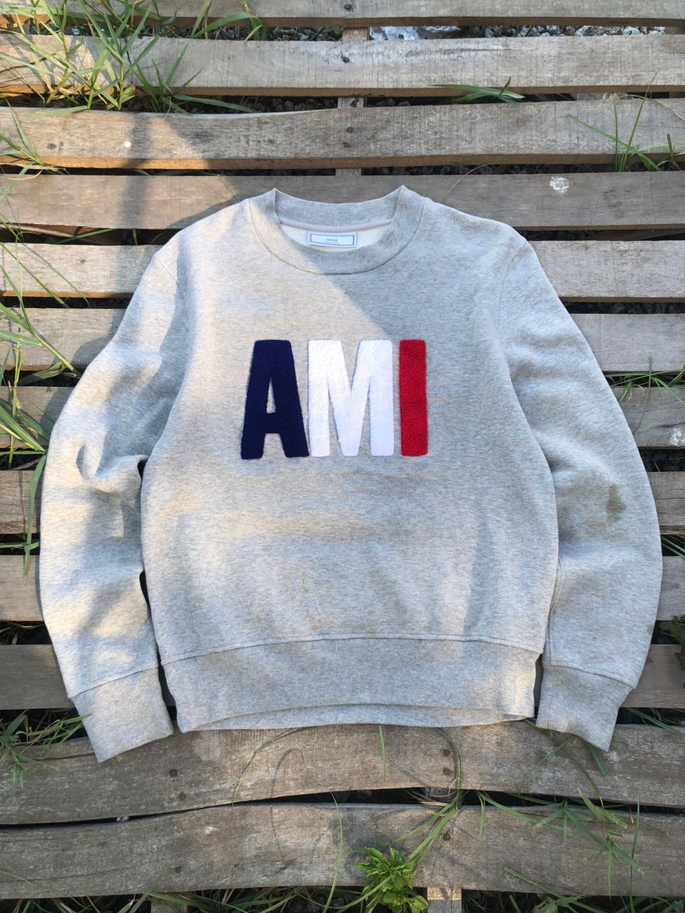 AMI AMI Tricolor Logo Sweatshirt Size US M / EU 48-50 / 2 - 1 Thumbnail