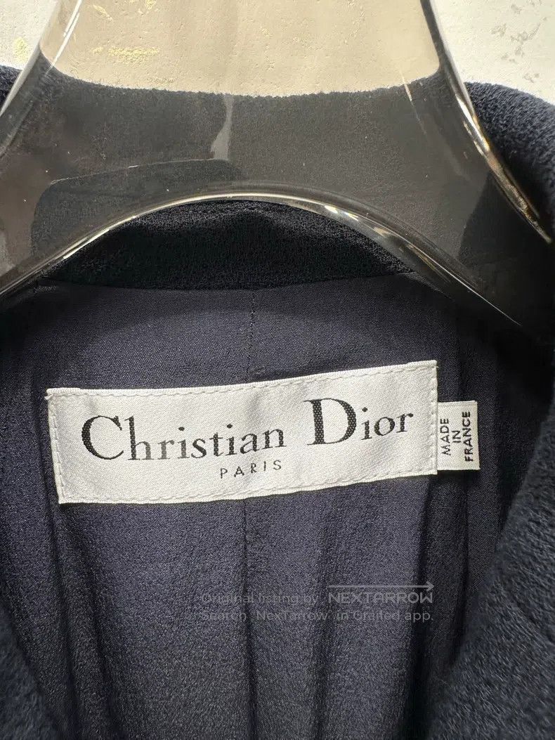 Dior Dior Dark blue woollen coat Size XXS / US 00 / IT 34 - 3 Thumbnail