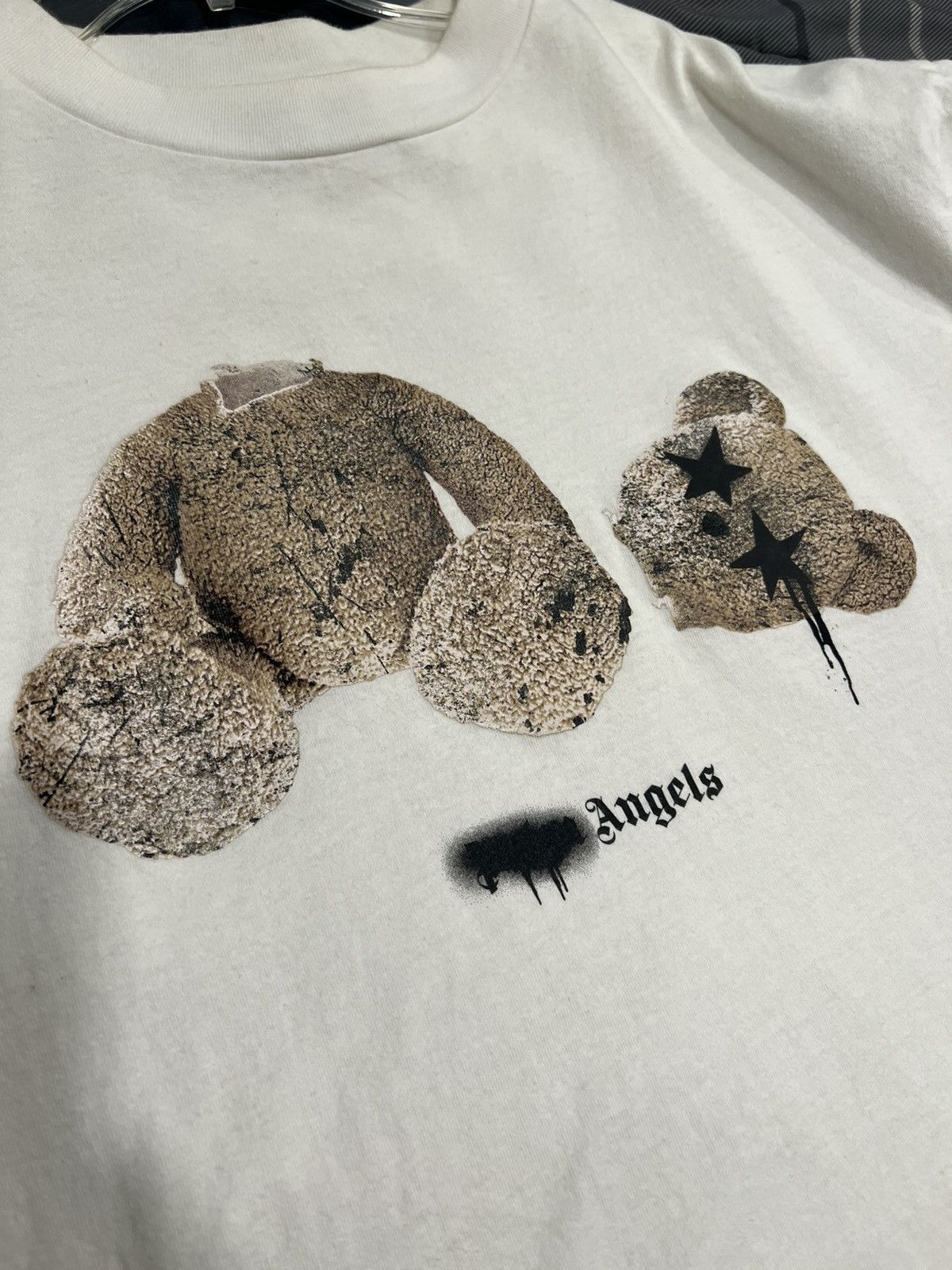 Palm Angels Palm Angels Spray Bear Shirt Size US M / EU 48-50 / 2 - 2 Thumbnail