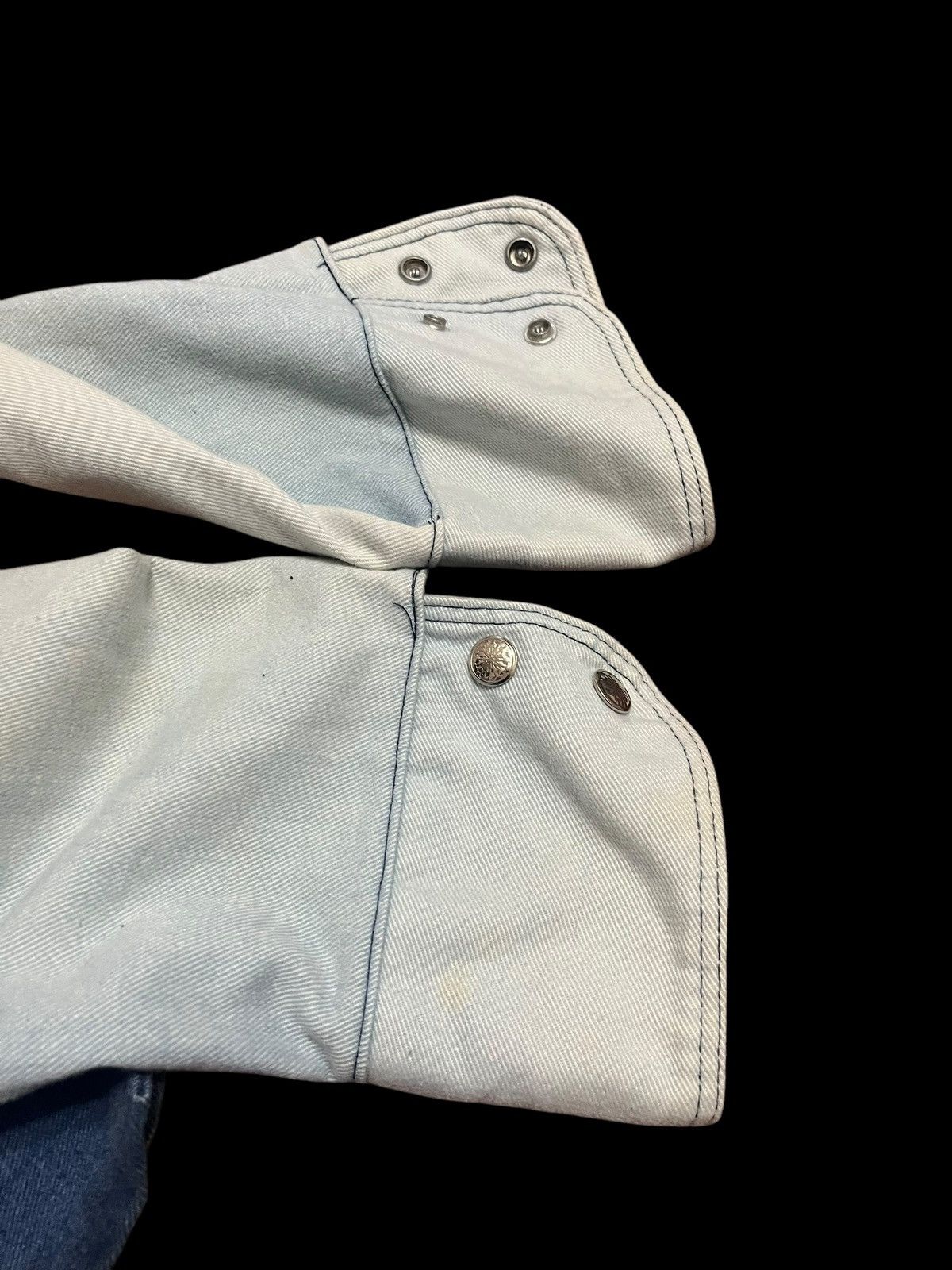 Vintage A Vintage Big Yank Two Tones Colour Snap Button Denim 70s Size US M / EU 48-50 / 2 - 5 Thumbnail