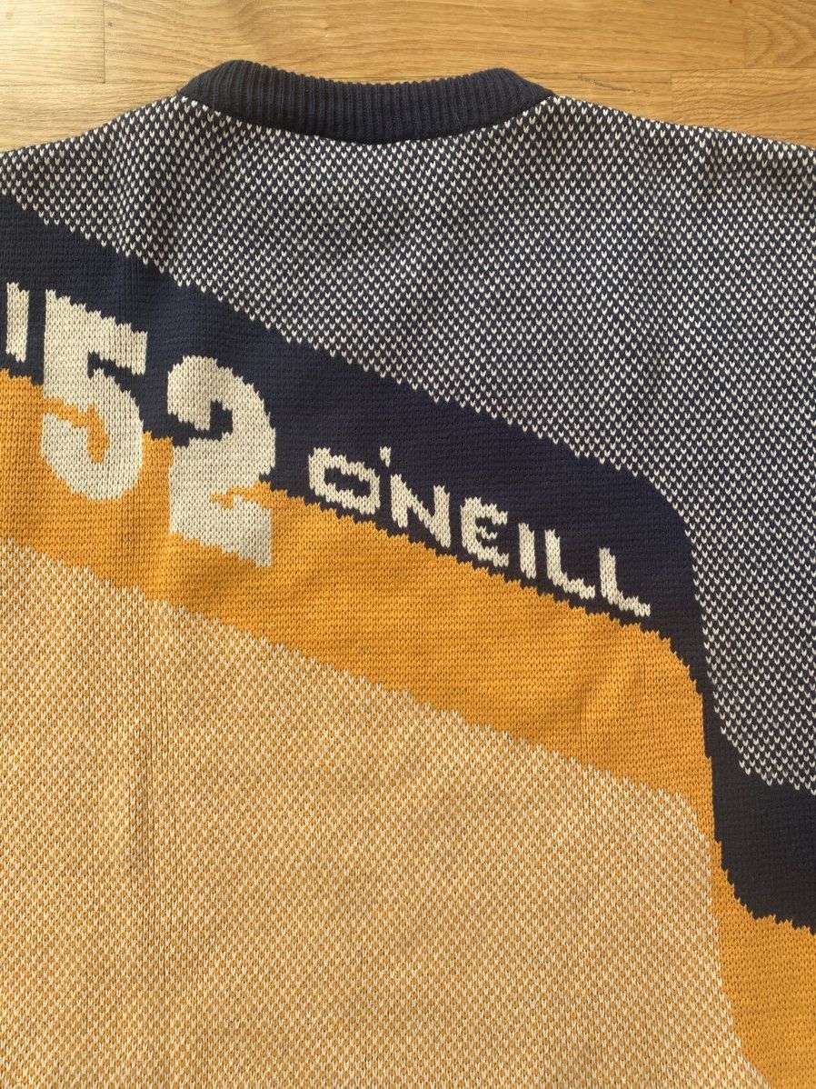 O'Neill Vintage O’Neill Knit Sweater Crewneck Navy BeigeSize XL Mens Size US XL / EU 56 / 4 - 5 Thumbnail