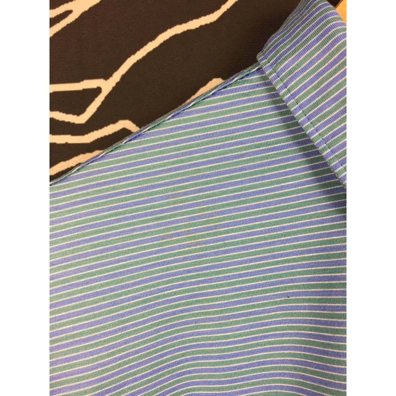 Peter Millar × Vintage Peter Millar Crown Golf Performance Striped Polo Tee Size US XXL / EU 58 / 5 - 5 Thumbnail