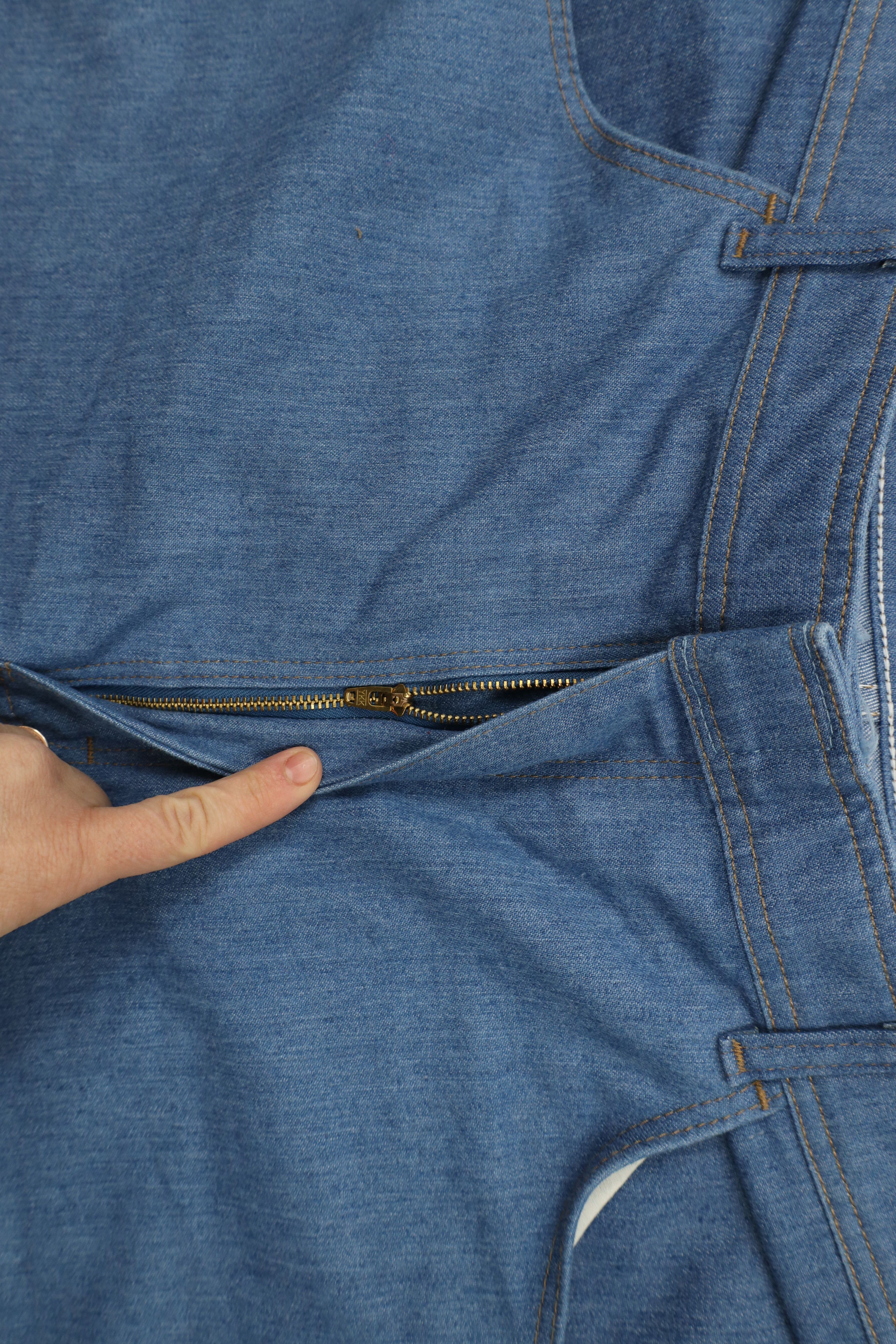 Vintage × Wrangler Vintage 90s Wrangler Flared Bootcut Western Denim Jeans Blue Size US 40 / EU 56 - 6 Thumbnail