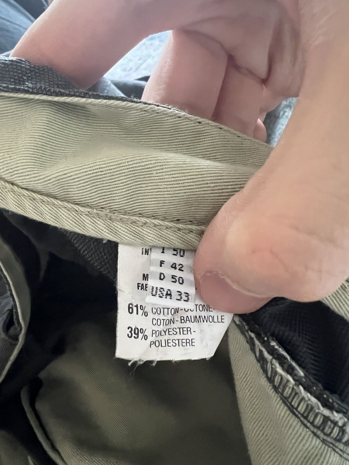 Pantalon Cargo Kaki Marithé & François Girbaud - Taille 32 (42), Neuf Avec étiquette