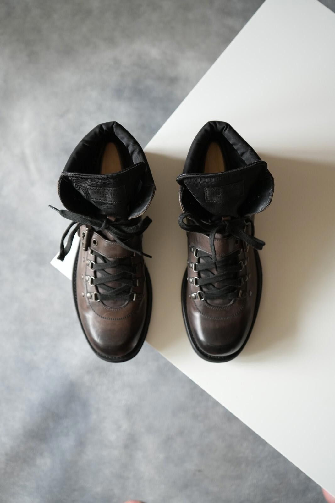 Prada NEW FW2011 Prada Hiking Buckle Trimmed Men Boots US9.5 Size US 9.5 / EU 42-43 - 7 Thumbnail