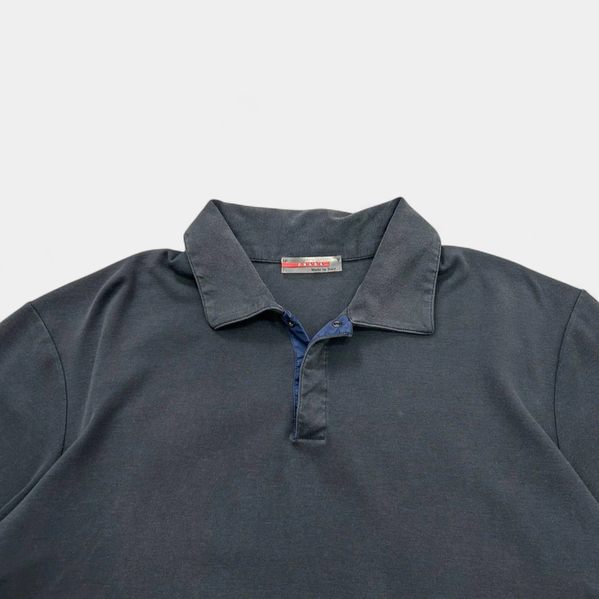 Prada Prada Sport Navy Blue Polo Shirt Size US L / EU 52-54 / 3 - 3 Thumbnail