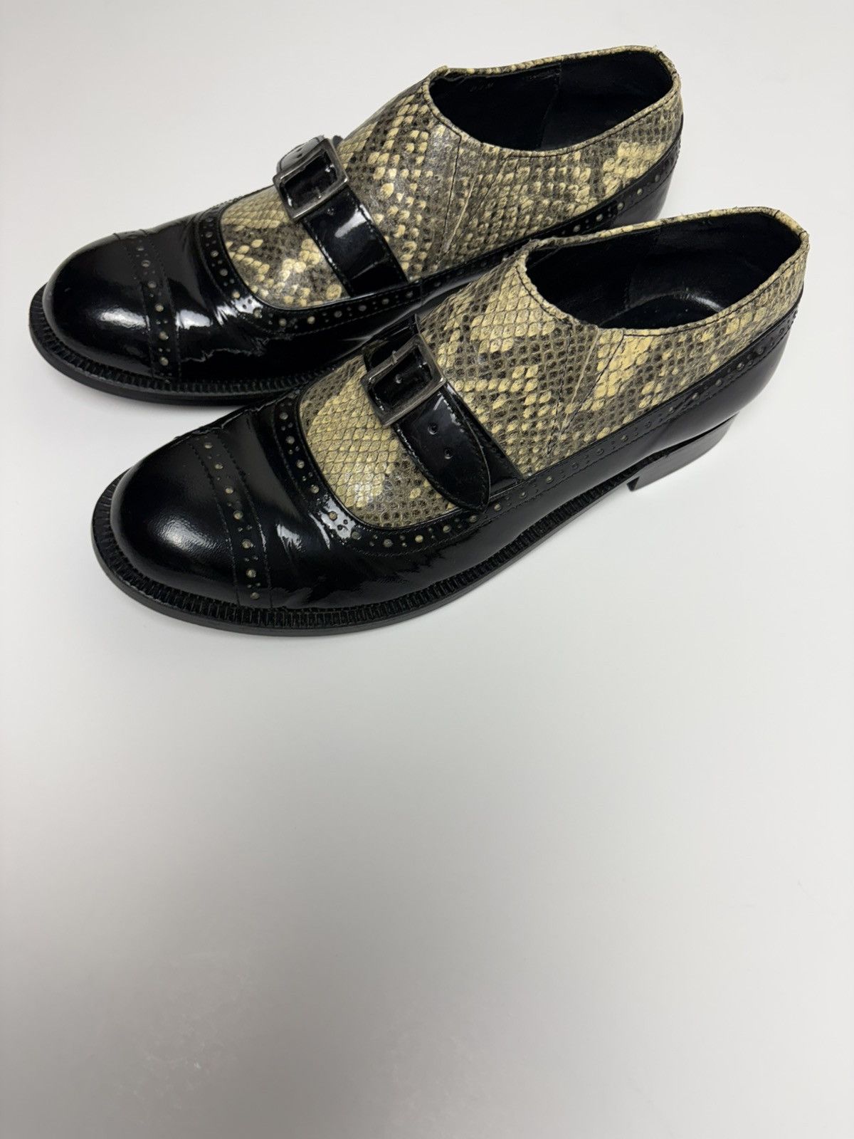 Comme des Garcons Comme des Garçons FW09 patent leather python shoes Size US 8.5 / IT 38.5 - 3 Thumbnail