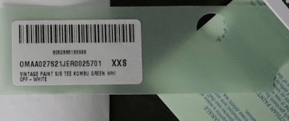 Off-White o1rshd1 Vintage Pant Short Sleeve Tee in Green Size US XXS / EU 40 - 9 Thumbnail