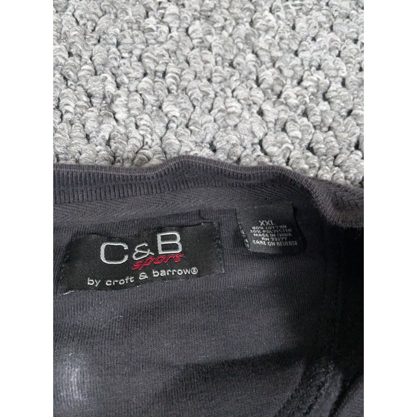 CB Sports VINTAGE CB Sports Sweatshirt Golf Bag Embroidered V-Neck Heavyweight 2XL Black Mens Pullover 90s Style Size US XXL / EU 58 / 5 - 3 Thumbnail