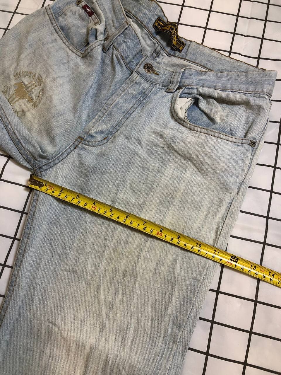 Mustang Vintage MUSTANG Jeans Faded Blue Denim Size US 32 / EU 48 - 9 Thumbnail