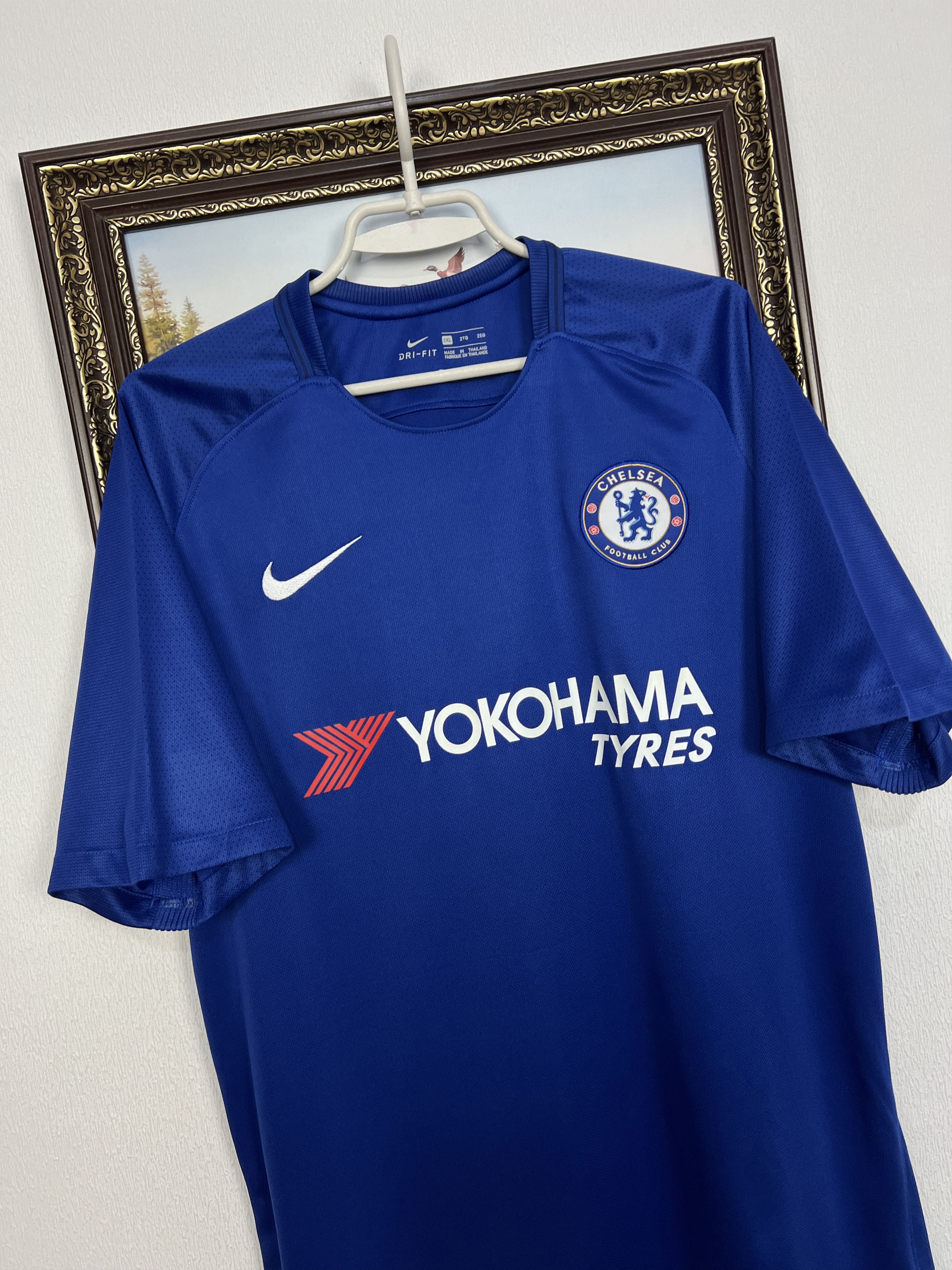 Nike Chelsea Home football shirt 2017 Soccer Nike Jersey Trikot Size US XXL / EU 58 / 5 - 3 Thumbnail