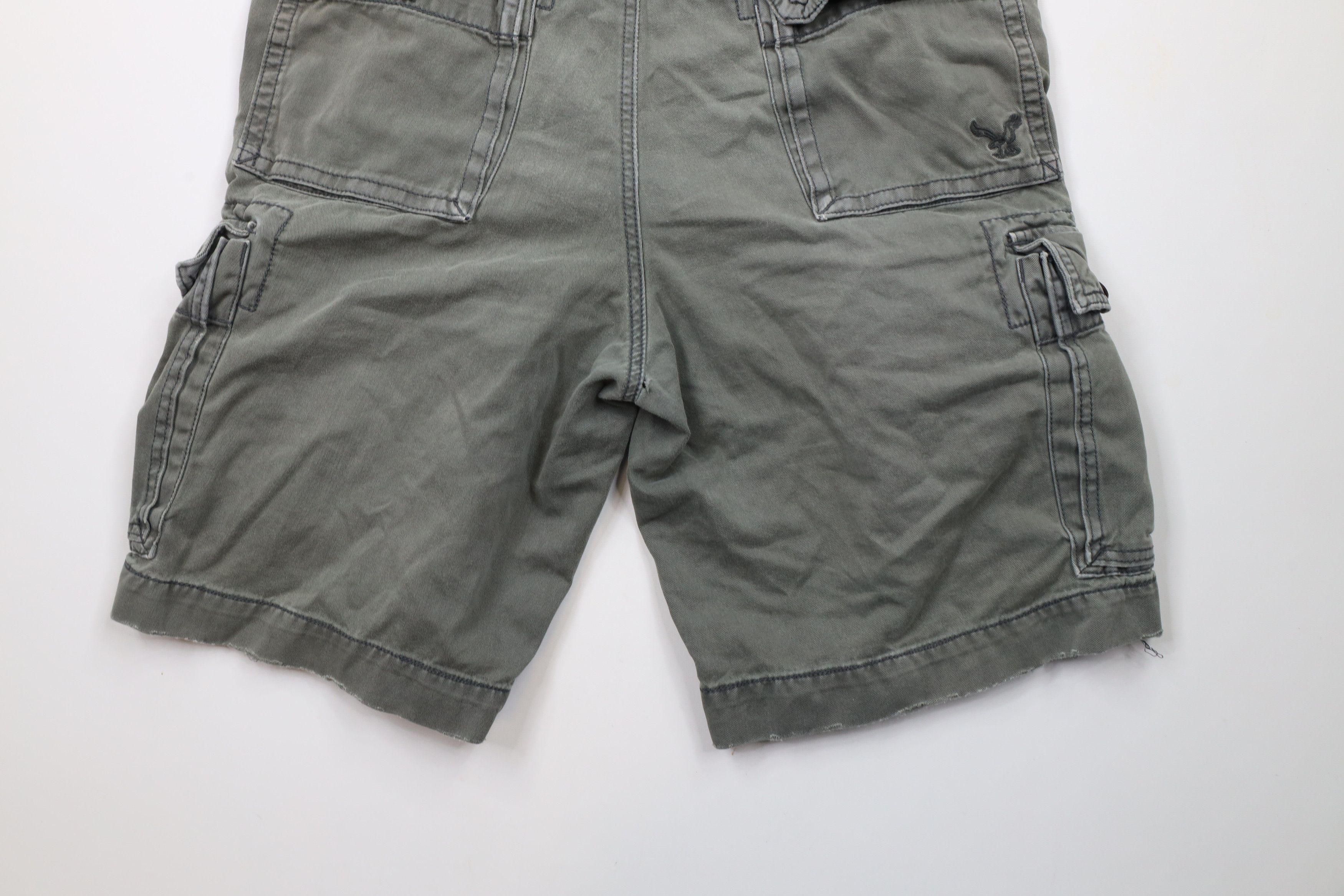 American Eagle Outfitters × Vintage Vintage American Eagle Outfitters Heavyweight Cargo Shorts Size US 34 / EU 50 - 12 Thumbnail