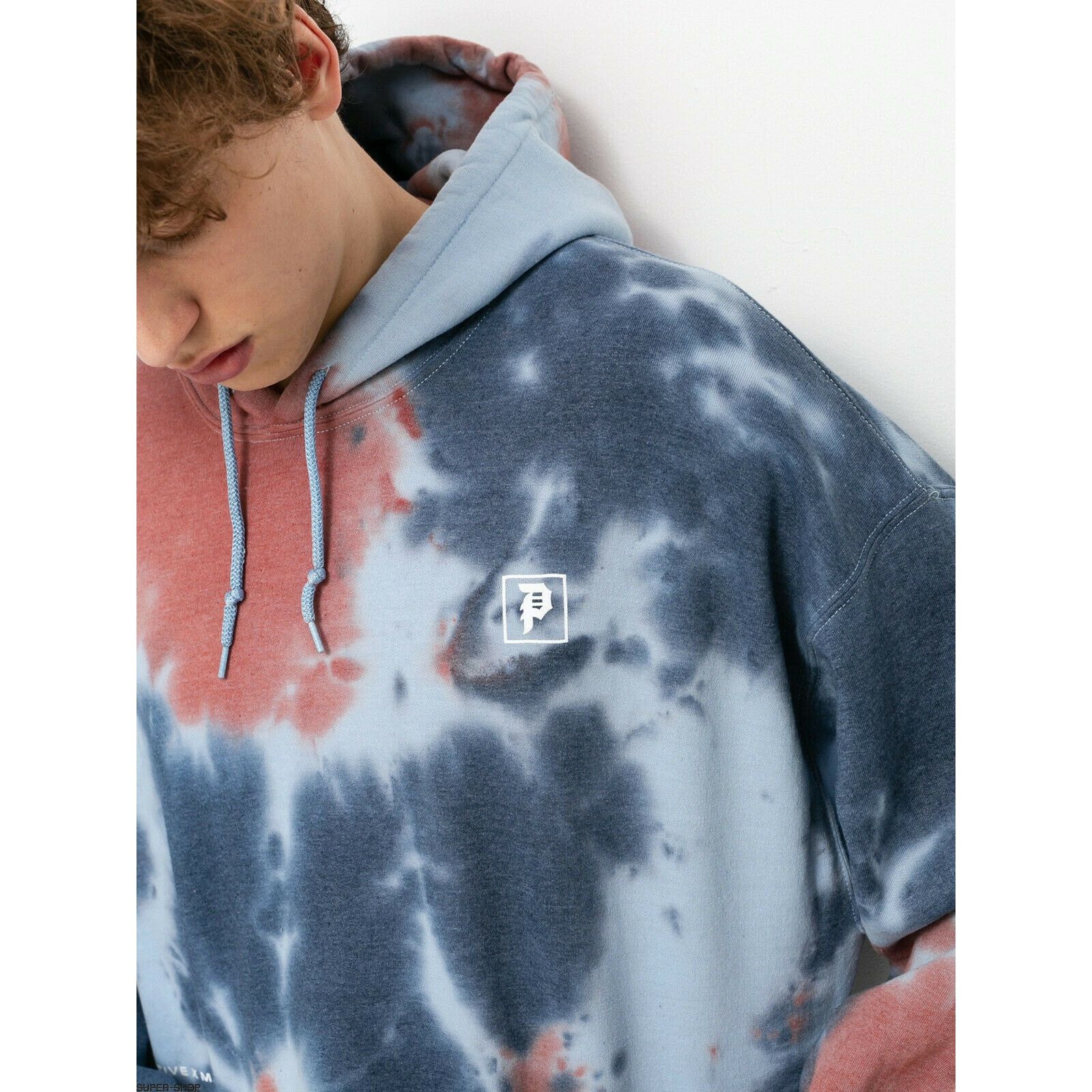 Primitive Primitive Men's X Marvel Venom Washed Tie Dye Blue Hoodie Size US M / EU 48-50 / 2 - 6 Thumbnail