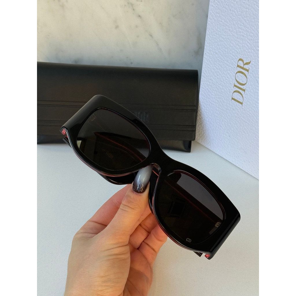 Dior NEW Dior DiorNuit S1I Oversized Sunglasses in Black Pink Size ONE SIZE - 8 Thumbnail