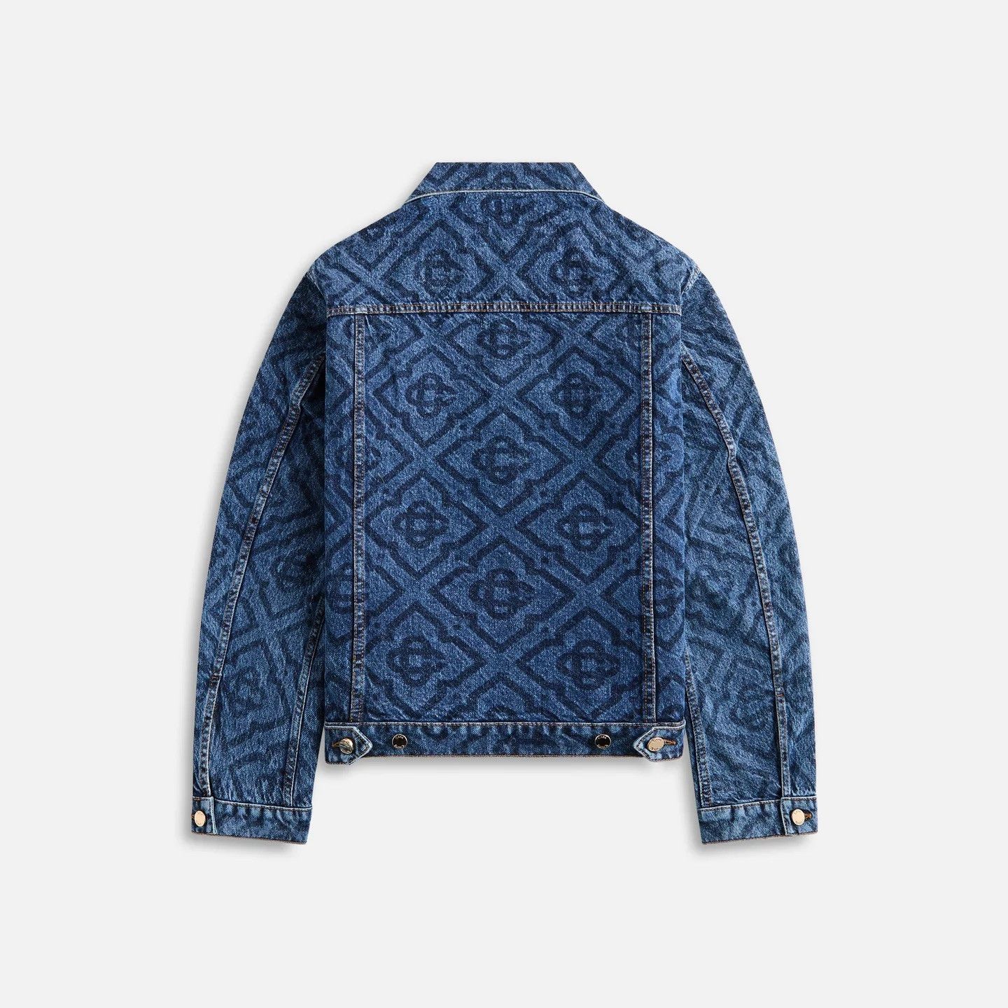 Casablanca *MSG TO OFFER* Casablanca Denim Jacket Laser Monogram Size US S / EU 44-46 / 1 - 2 Thumbnail