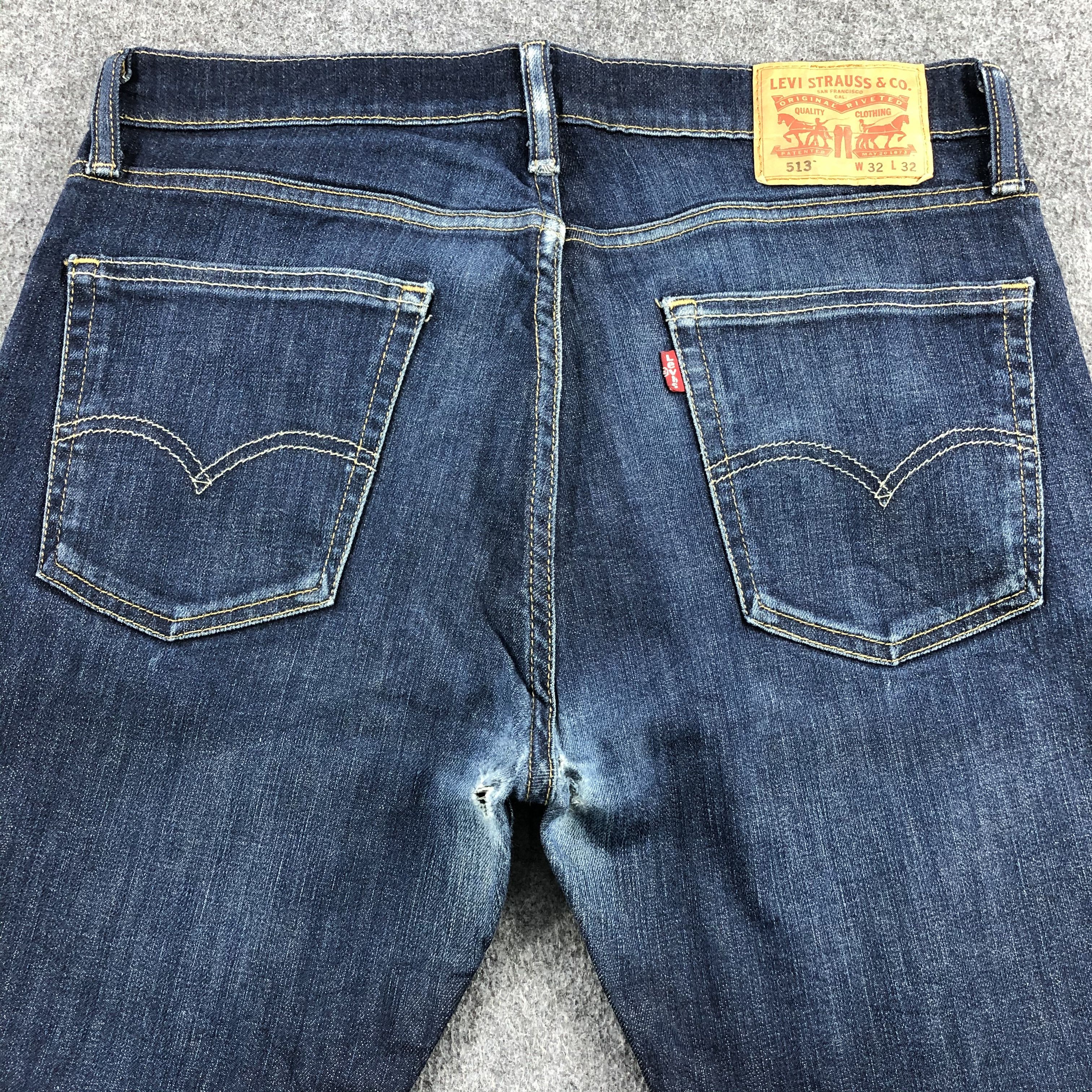 Levi's Vintage Blue Wash Levis 513 Jeans-J1579 Size US 33 - 4 Thumbnail