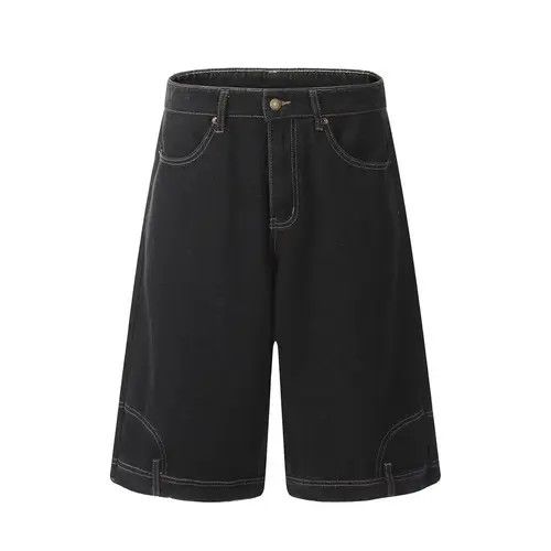 VIBE Inverted Denim Jorts Vintage Style Baggy Hip Hop Party Size US 32 / EU 48 - 4 Thumbnail