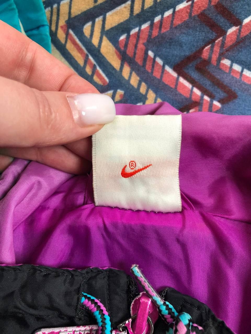 Nike Vintage oversize full zip track jacket Nike 80s Size US S / EU 44-46 / 1 - 3 Thumbnail