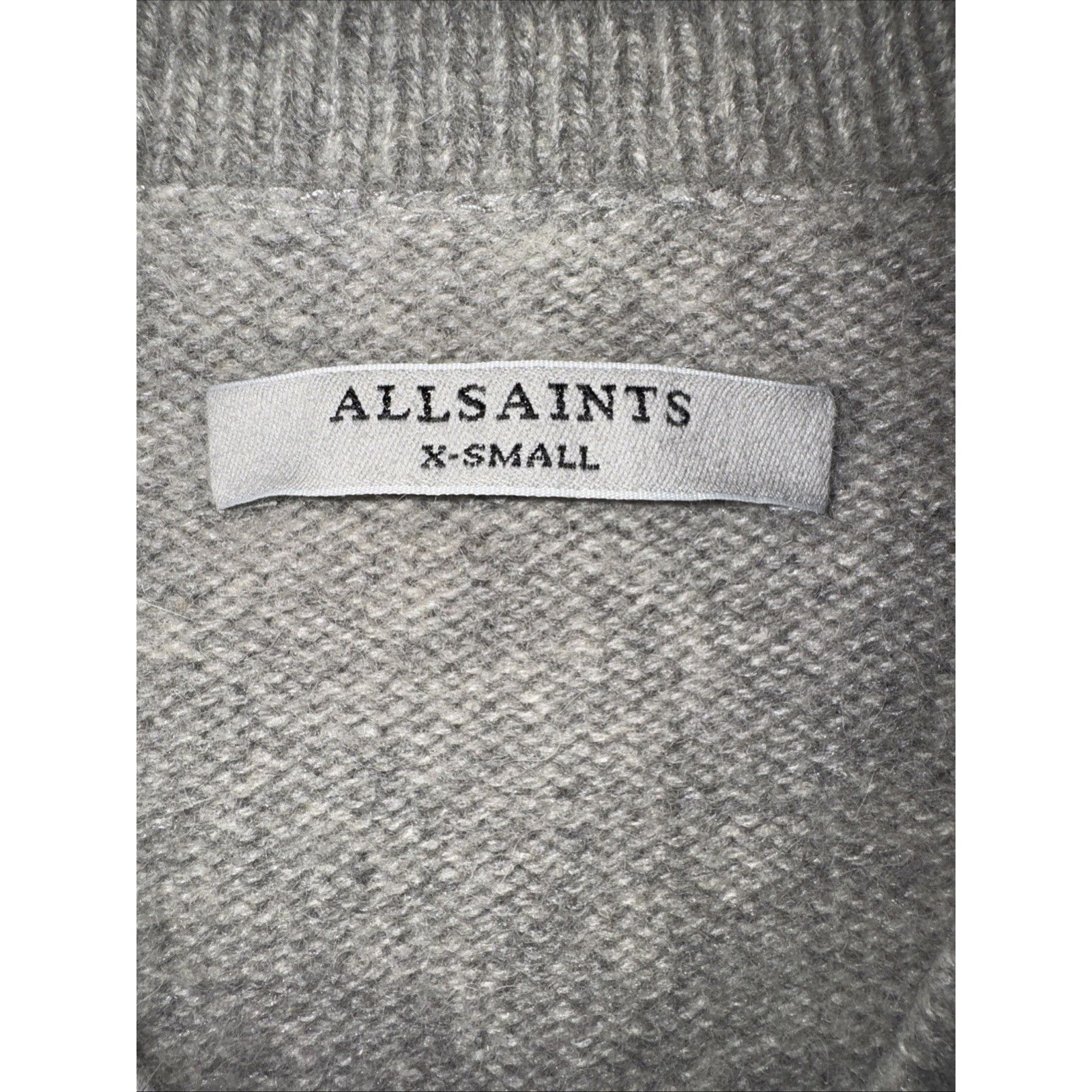 Allsaints All Saints Wick Dress Wool/Rayon Dress XS Gray Size XS / US 0-2 / IT 36-38 - 2 Thumbnail