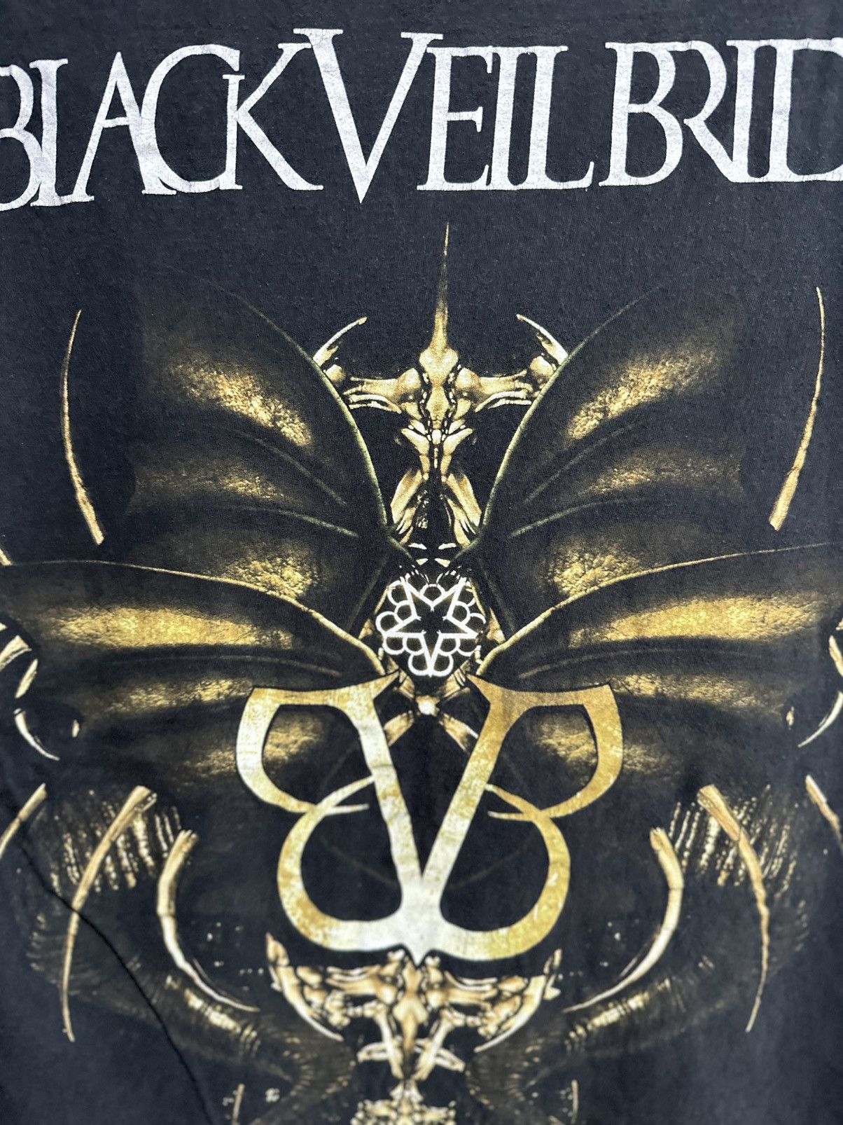 Band Tees Vintage Black Veil Brides Faded Tee Size US M / EU 48-50 / 2 - 2 Thumbnail