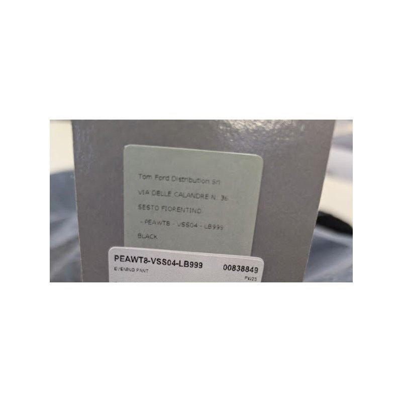 Tom Ford o1rshd1 Tailored Velvet Tuxedo Evening Pants in Black Size US 34 / EU 50 - 23 Thumbnail